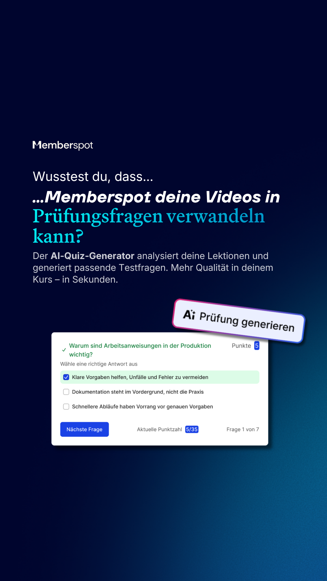 Memberspot GmbH Facebook ad