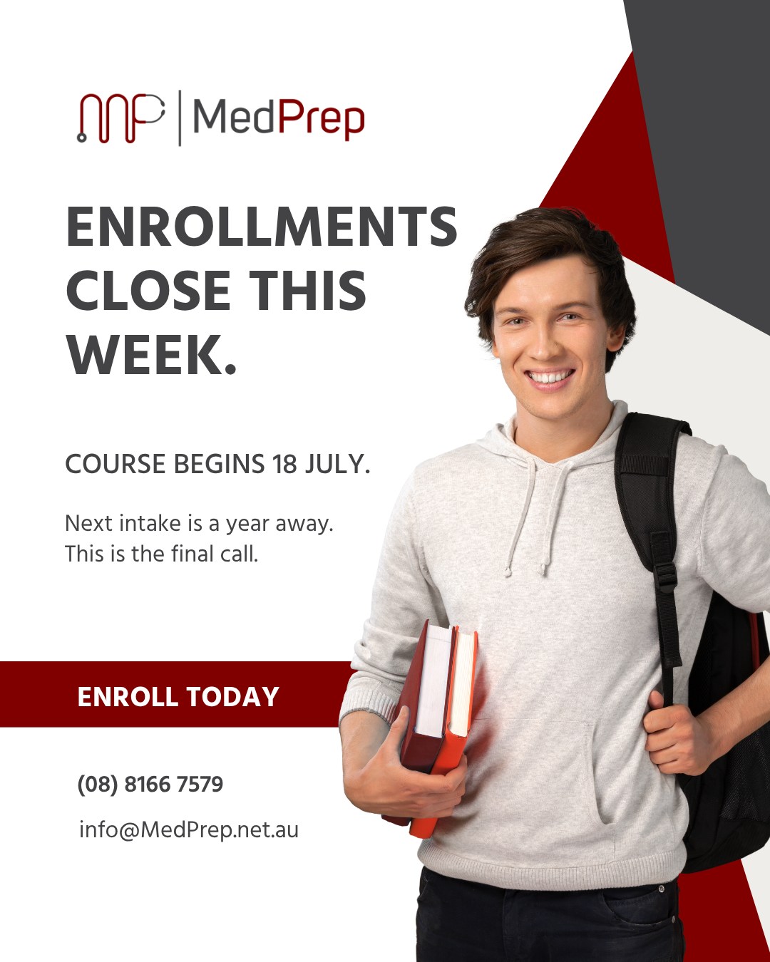 MedPrep Facebook ad: Doctor-Founded UCAT Preparation