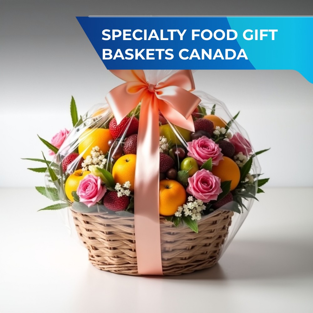 TrendingResults Headstart Facebook ad: Specialty Food Gift Baskets Canada...