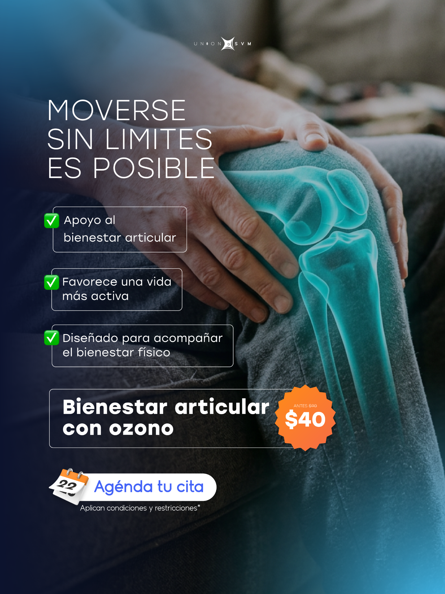 Union SVM Medicina Funcional Facebook ad: Maneja mejor el dolor cronico