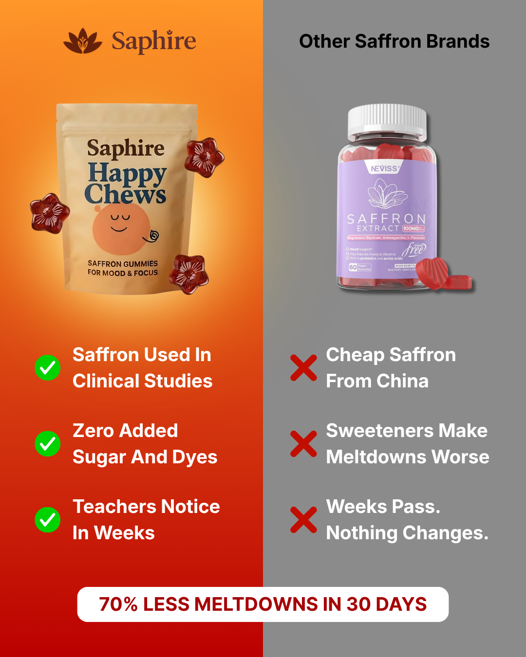 Try Saphire Facebook ad
