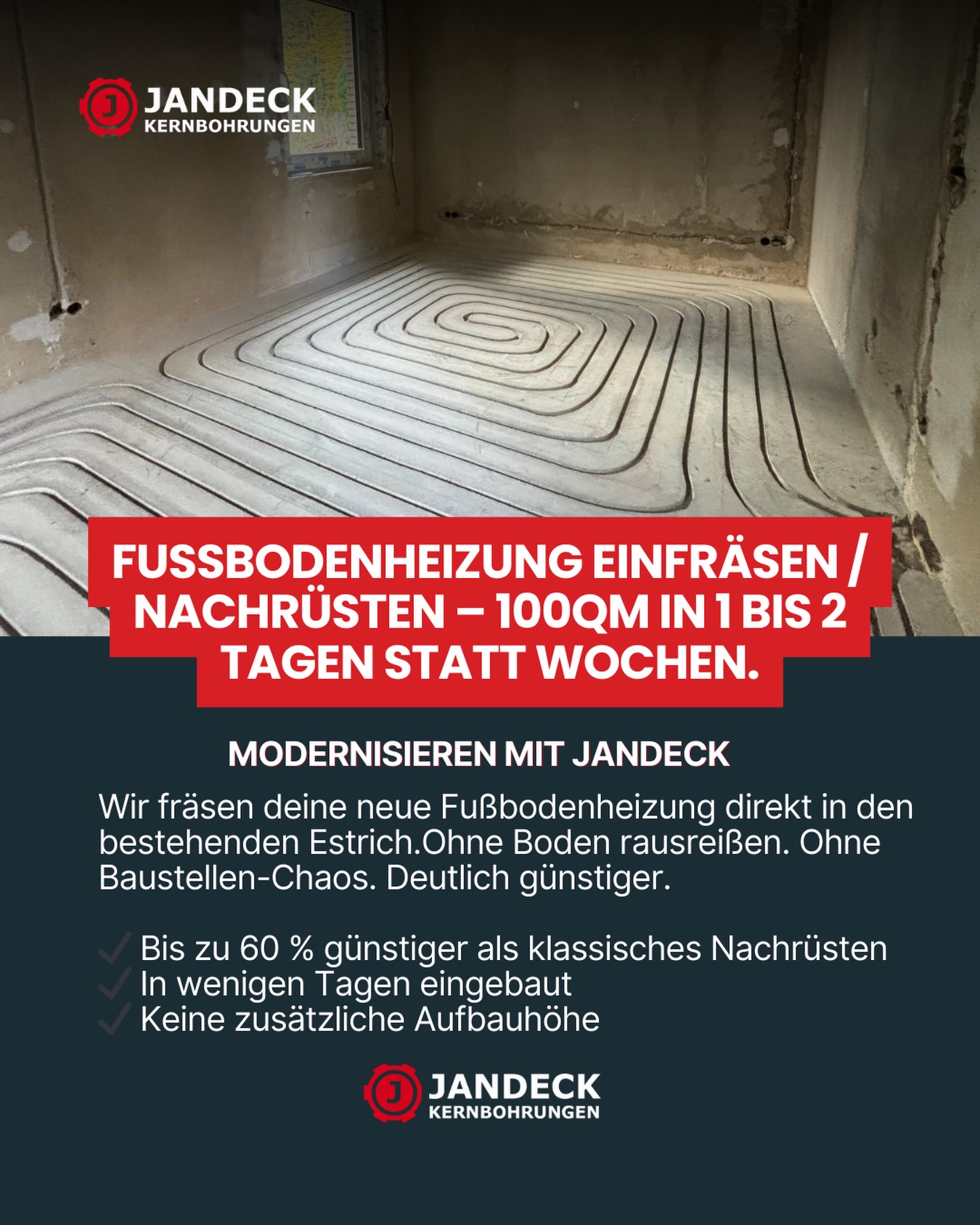 Jandeck-Kernbohrungen Facebook ad
