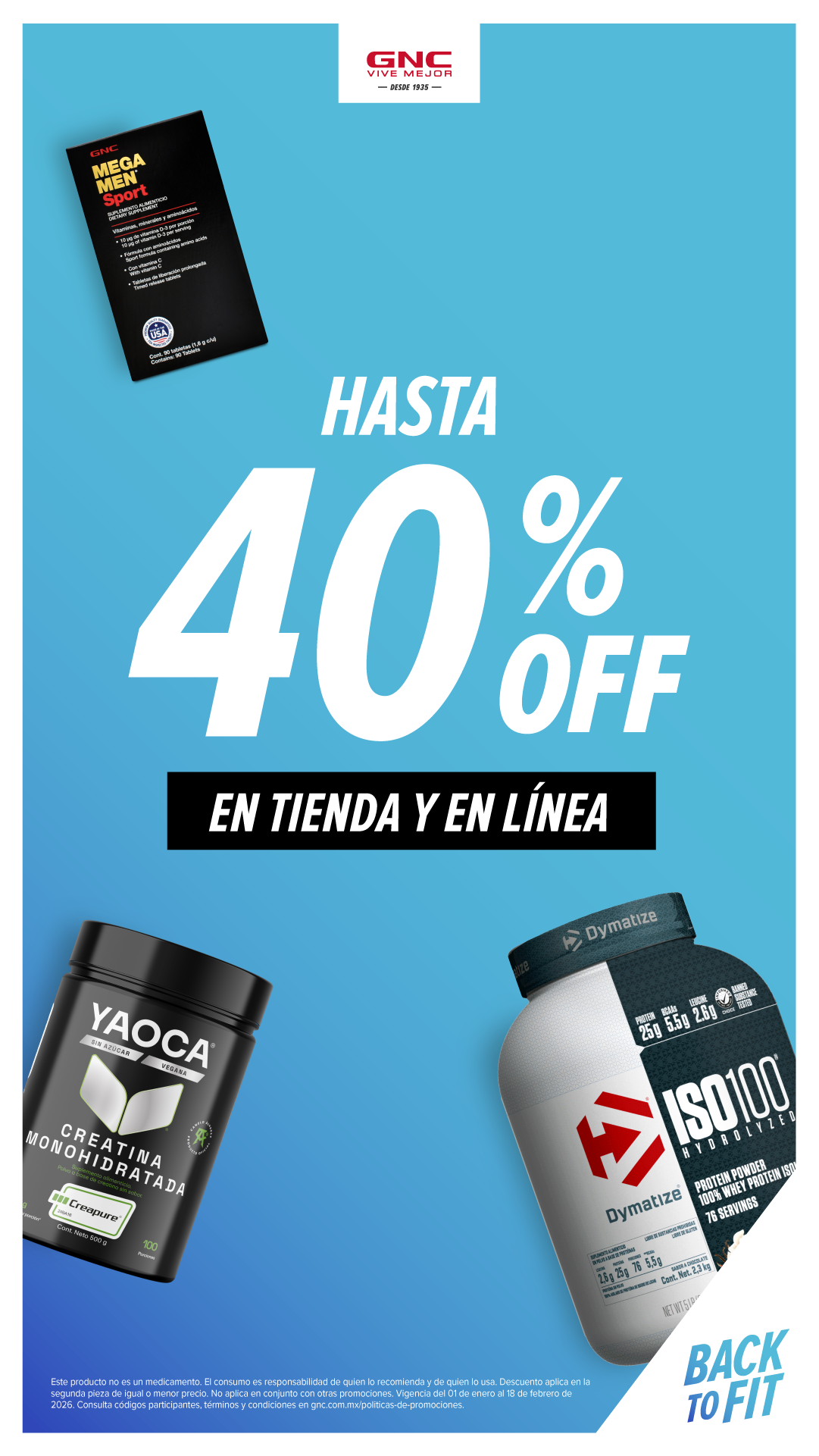 GNC México Facebook ad
