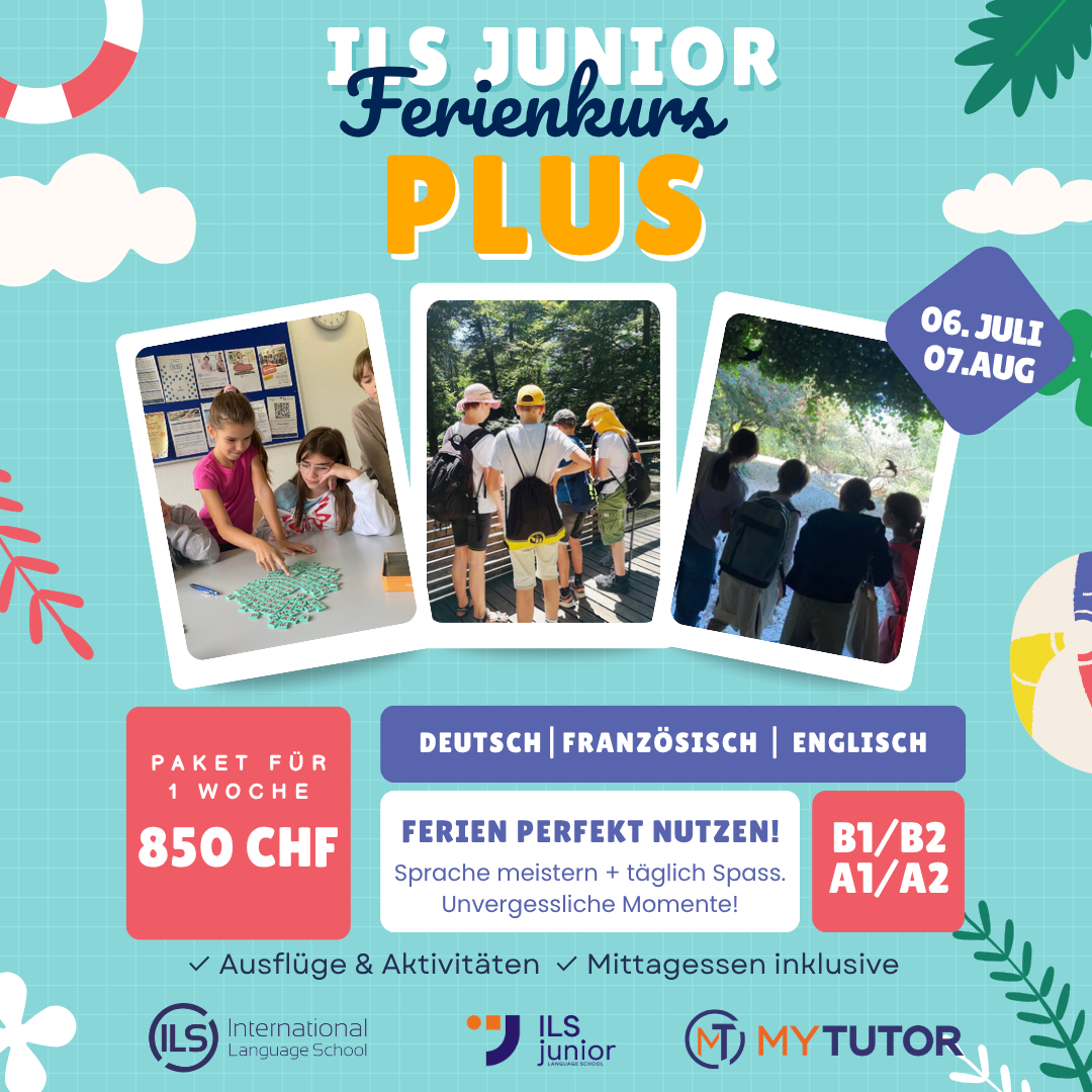 ILS-Bern, International Language School Facebook ad