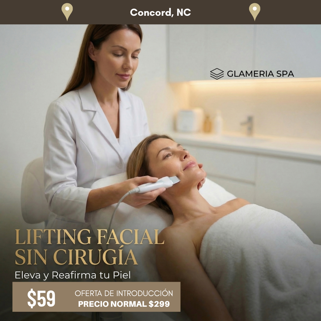 Forever Young Facebook ad: Lifting Personalizado de Rostro y Cuello, Solo $59