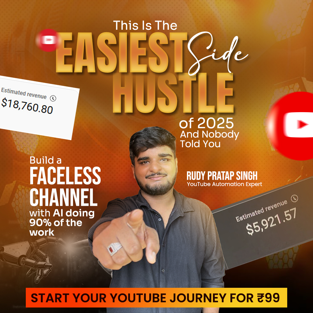 Youtubewithrudy Facebook ad: Crack the YouTube Code in 2 Hours