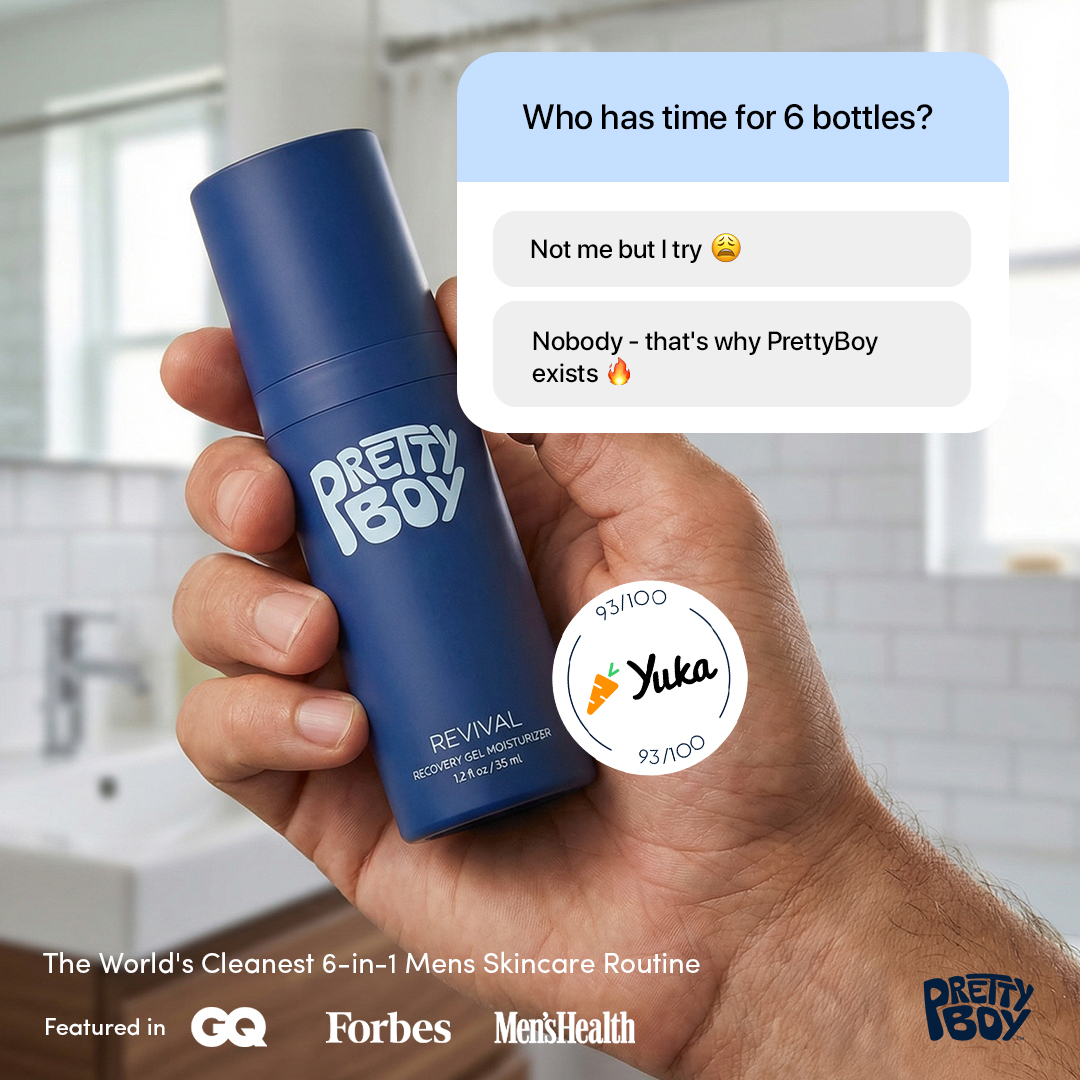 PrettyBoy Facebook ad