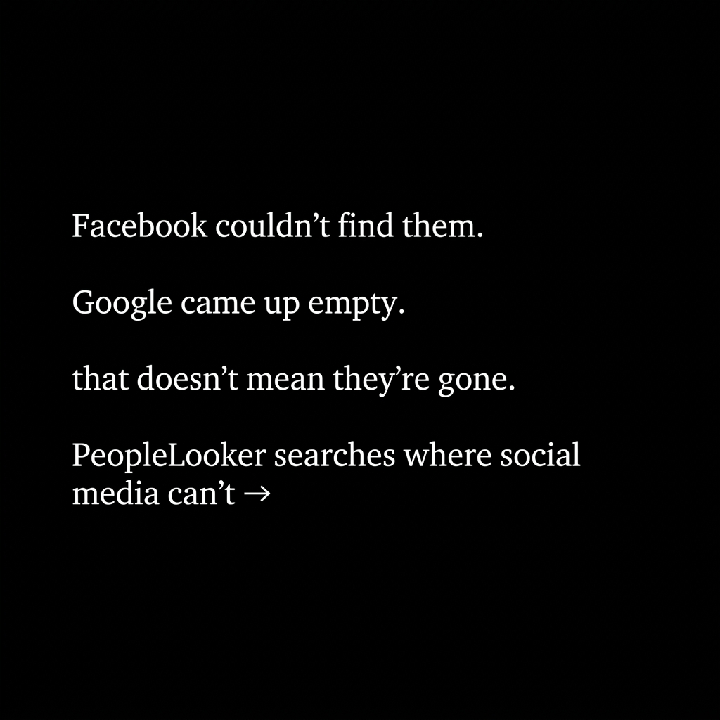PeopleLooker Facebook ad