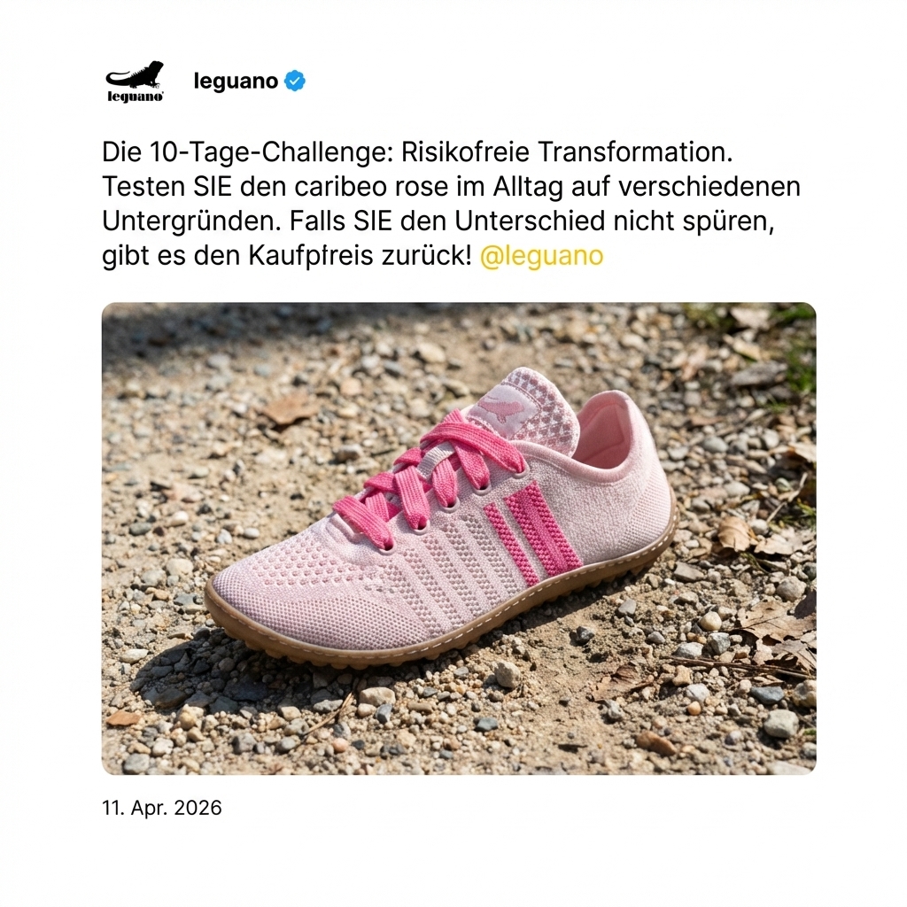 leguano Barfußschuhe Facebook ad