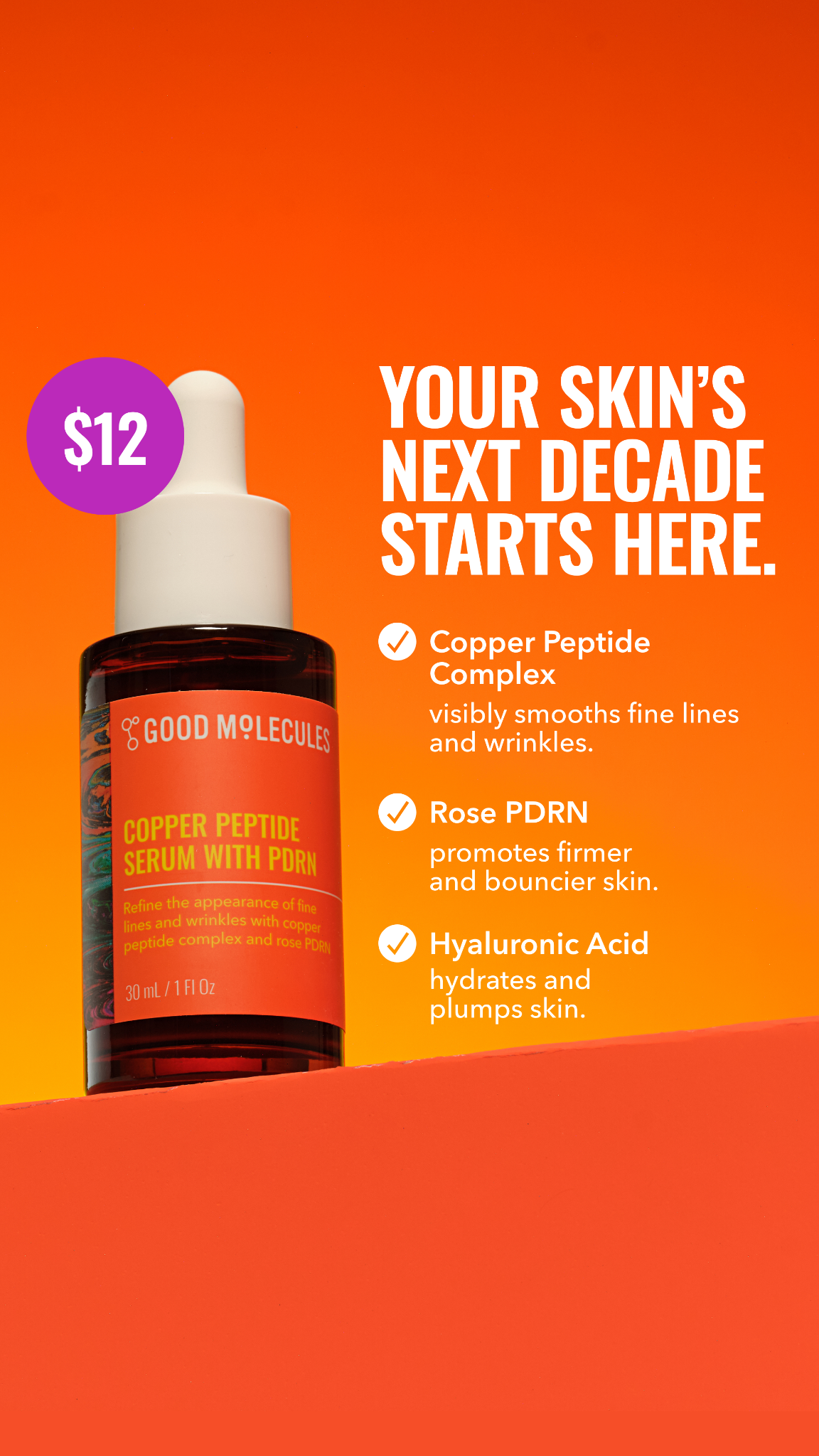 Good Molecules Facebook ad