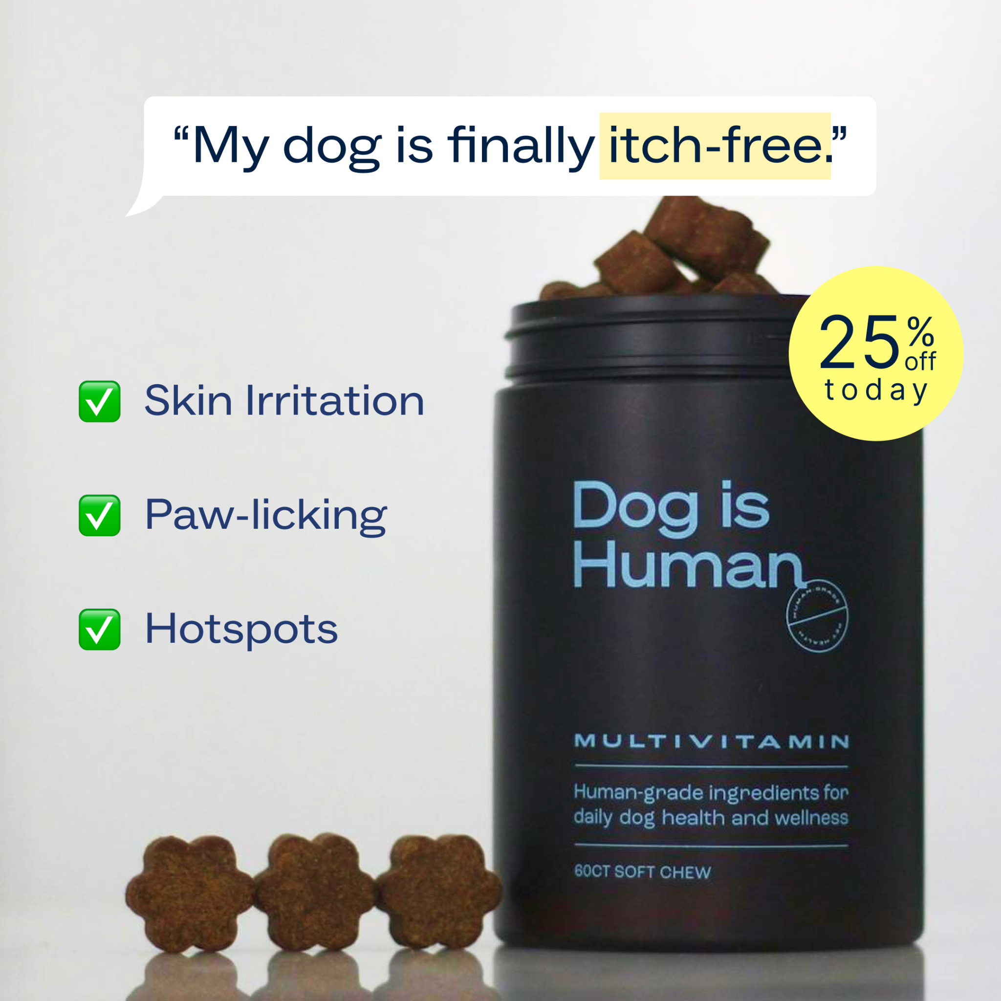 Dog is Human Facebook ad