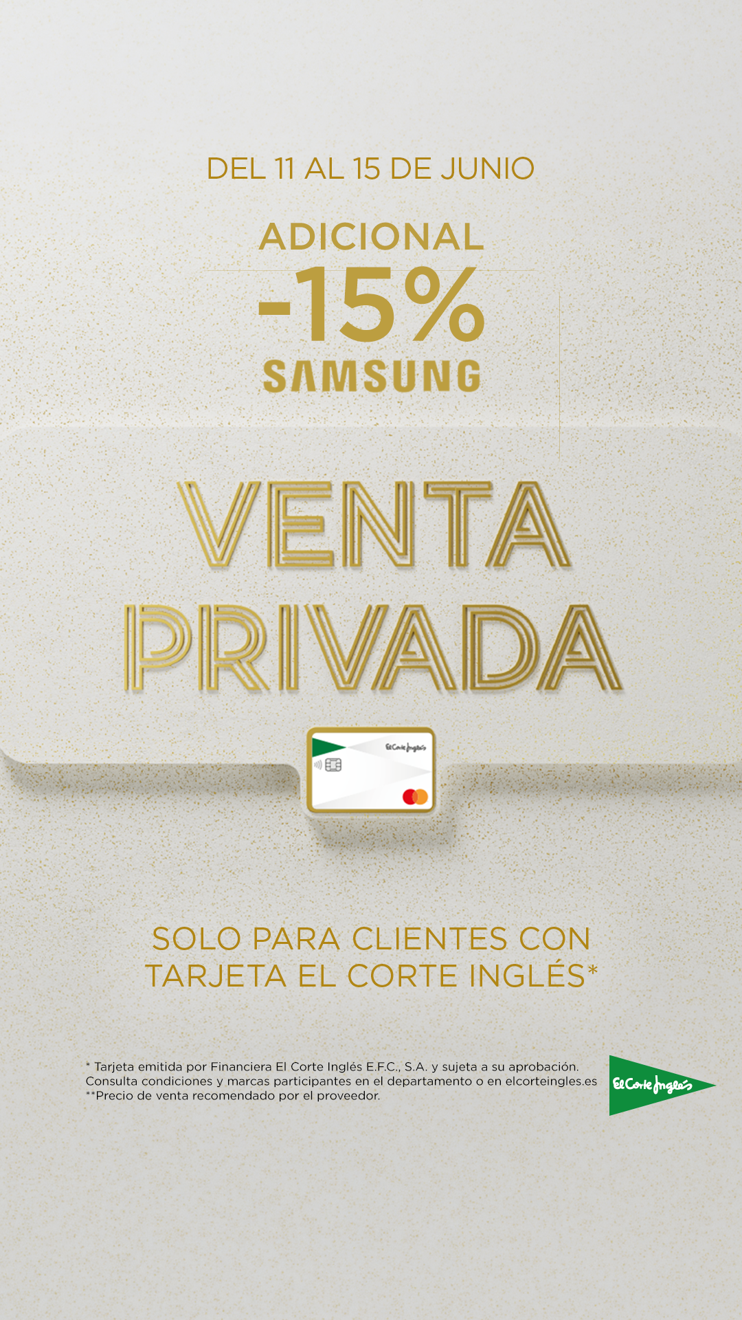 El Corte Inglés TECH Facebook ad