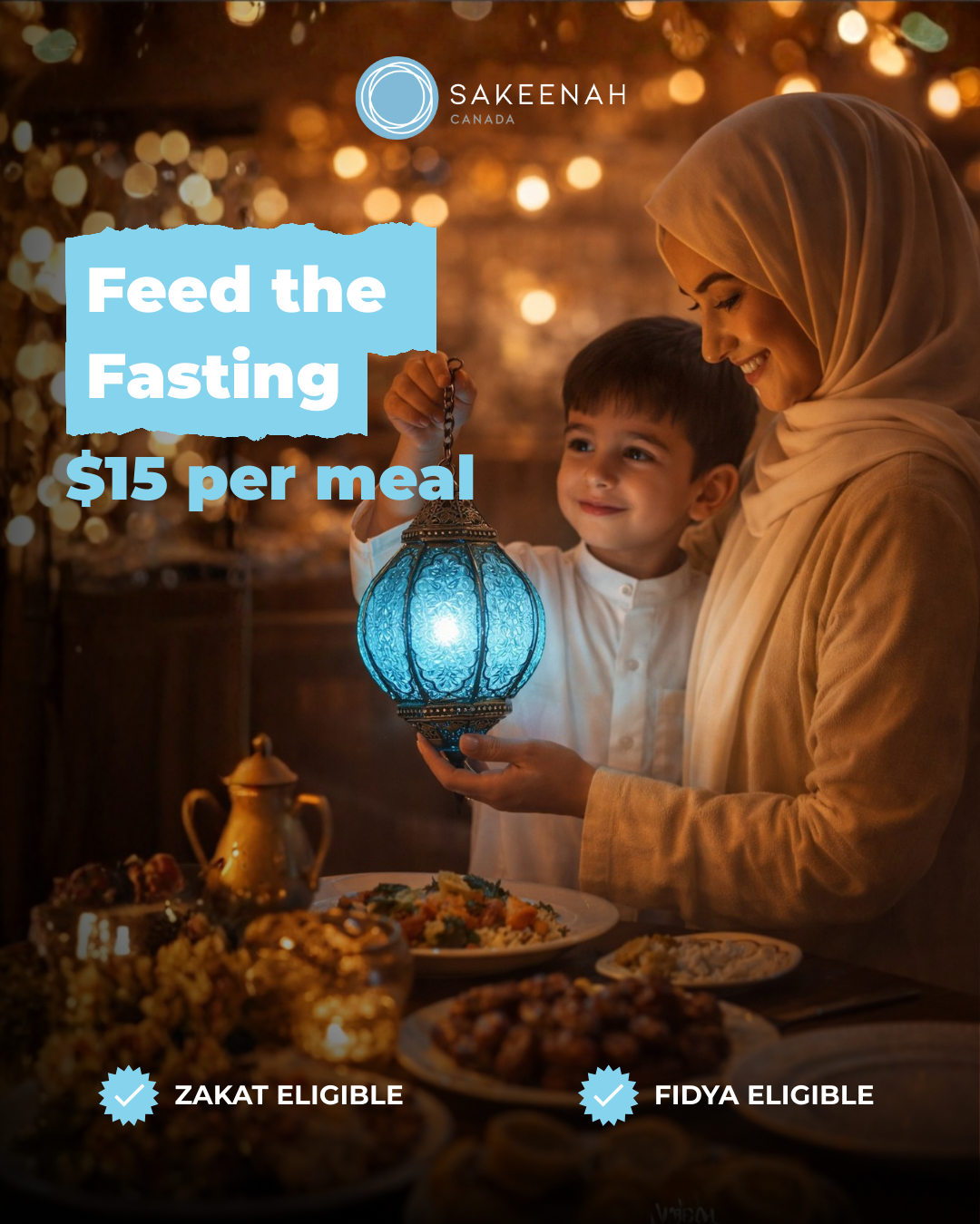 Sakeenah Facebook ad: Feed the Fasting This Ramadan