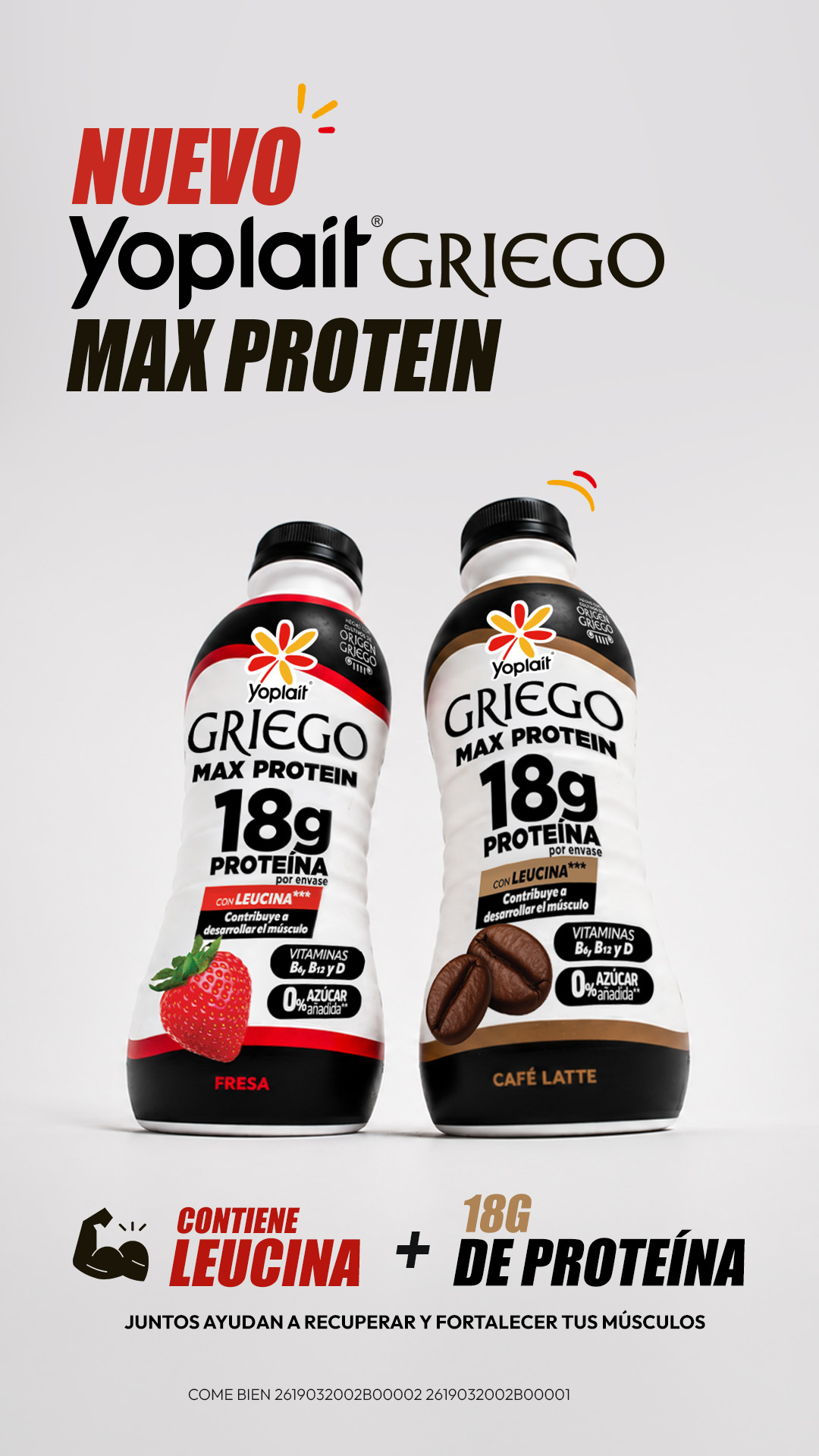 Yoplait México Facebook ad: El nuevo Yoplait Griego Max Protein llega en…