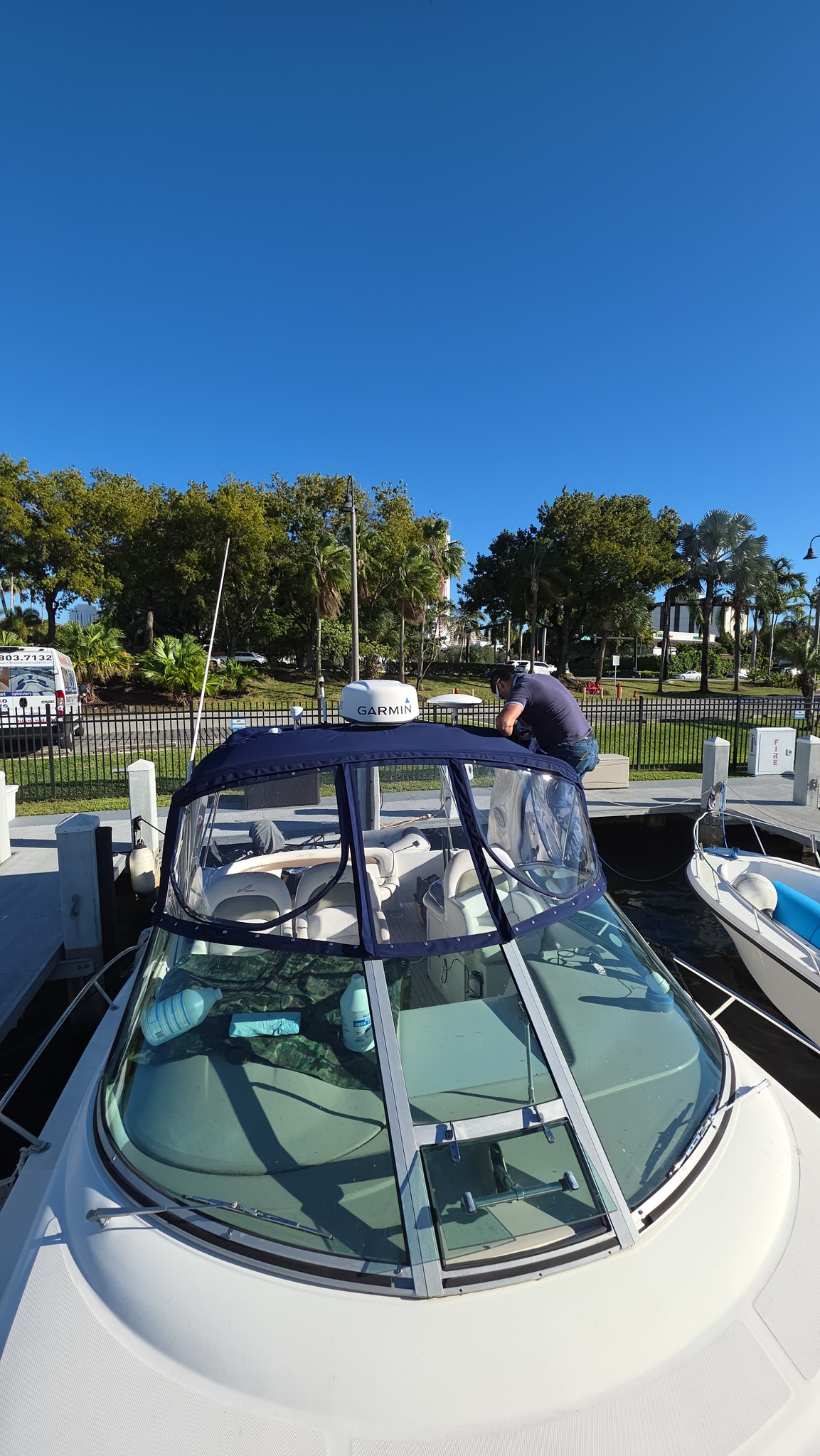Miami Marine Canvas & Upholstery Corp. Facebook ad: A look at some of our recent marine…