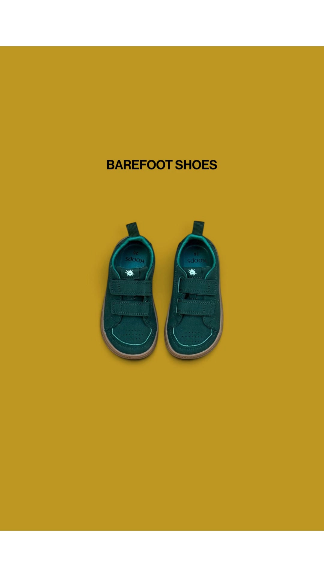 KOOPS Facebook ad: Barefoot sneakers
