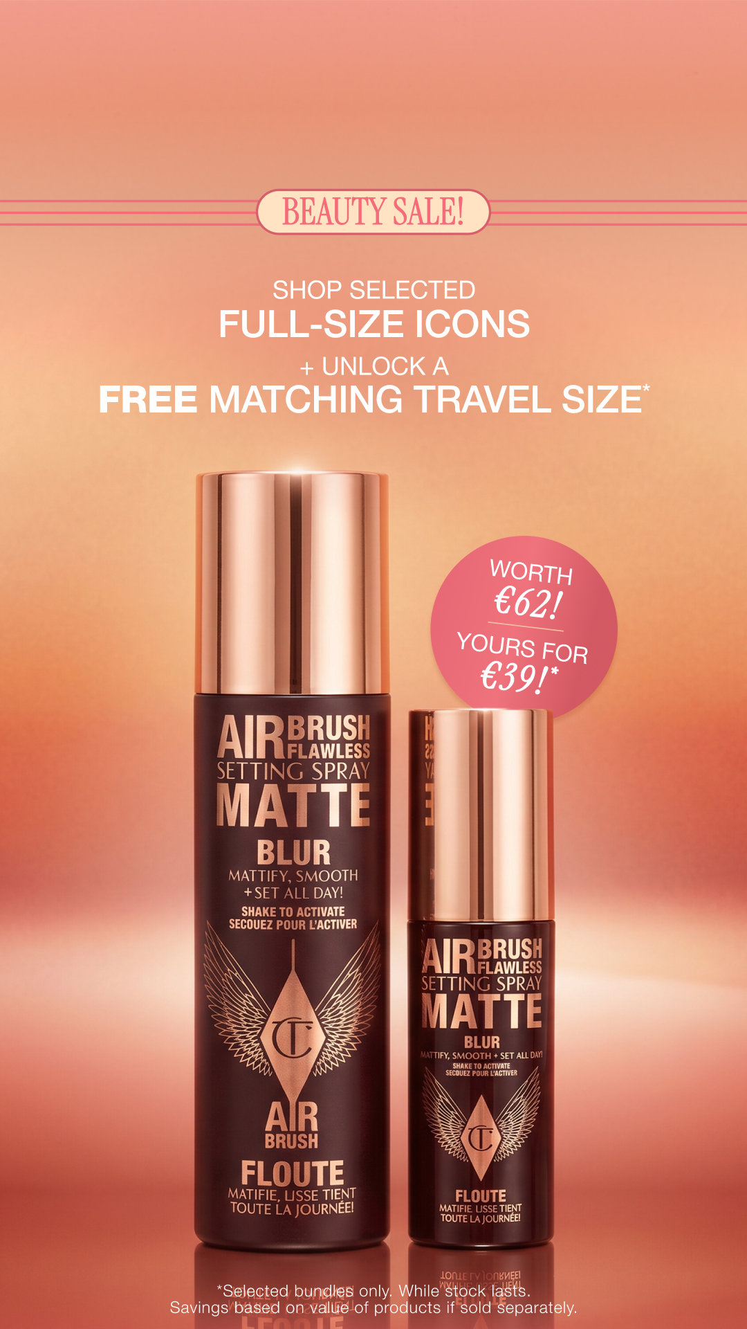 Charlotte Tilbury Facebook ad