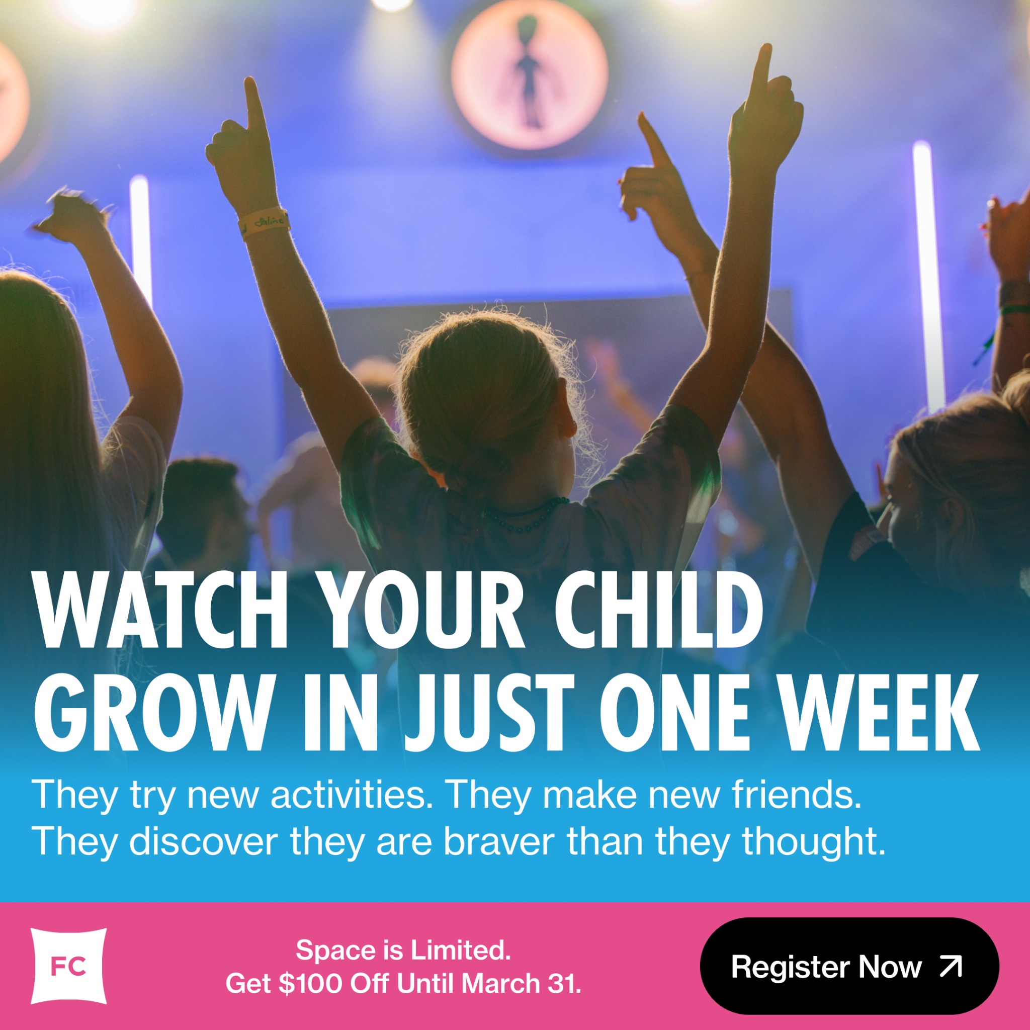 Fellowship Church Facebook ad: The Best Week of Summer