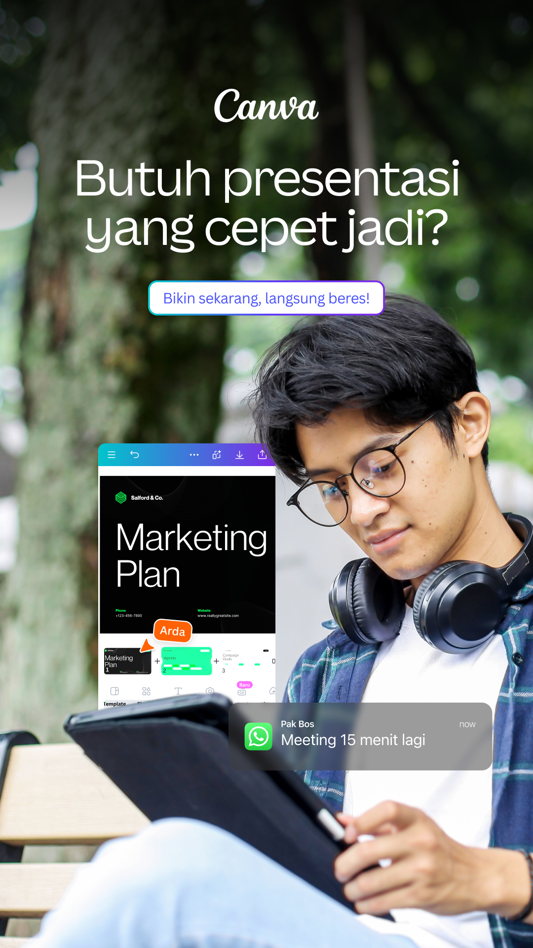 Canva Facebook ad