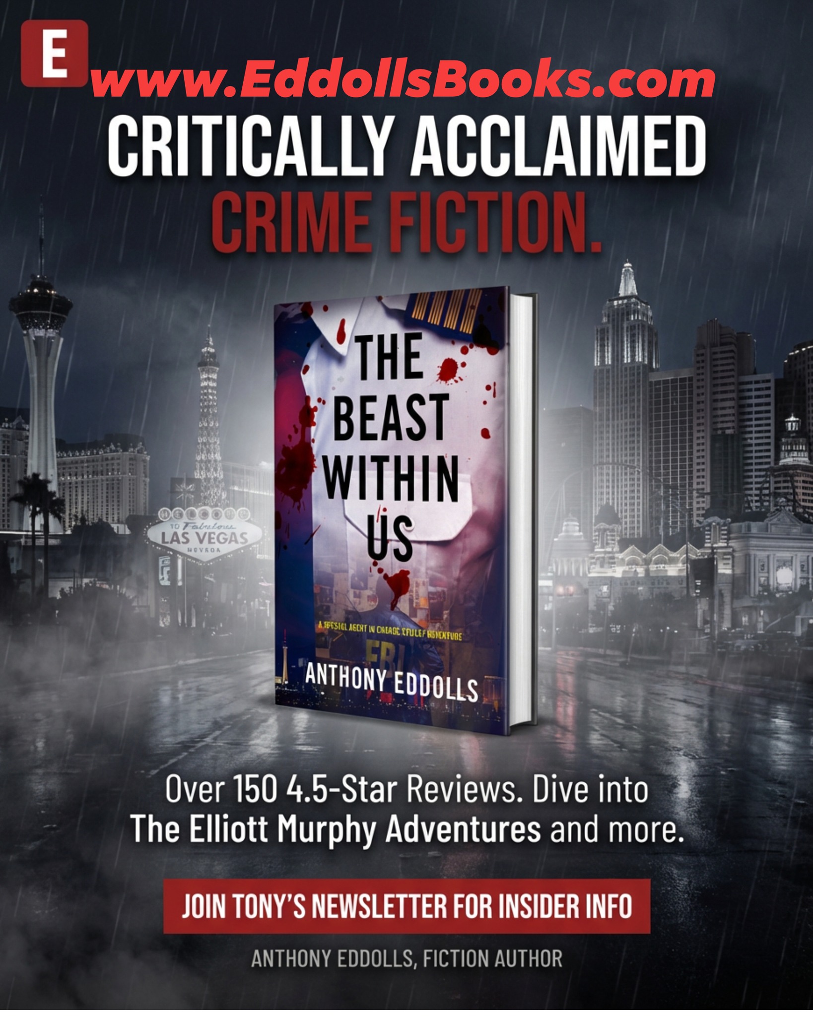 Anthony Eddolls, Author Facebook ad