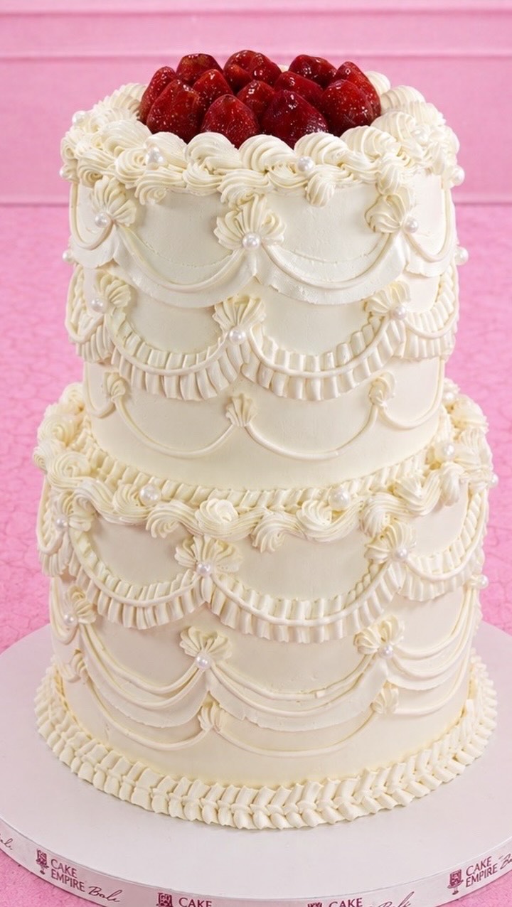 Cake Empire Bali Facebook ad: Elegant, timeless, and completely vegan