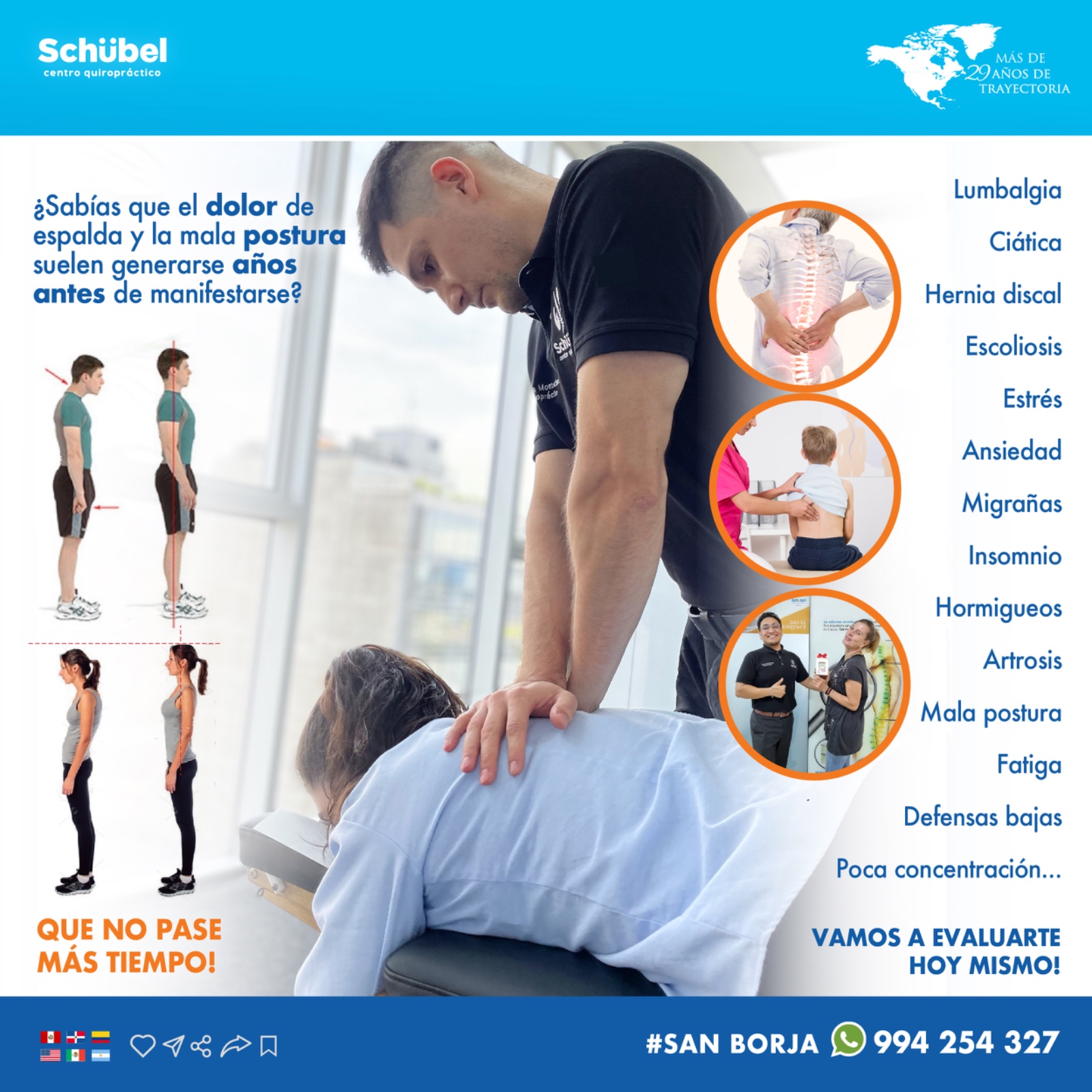 Schübel Centro Quiropráctico Facebook ad