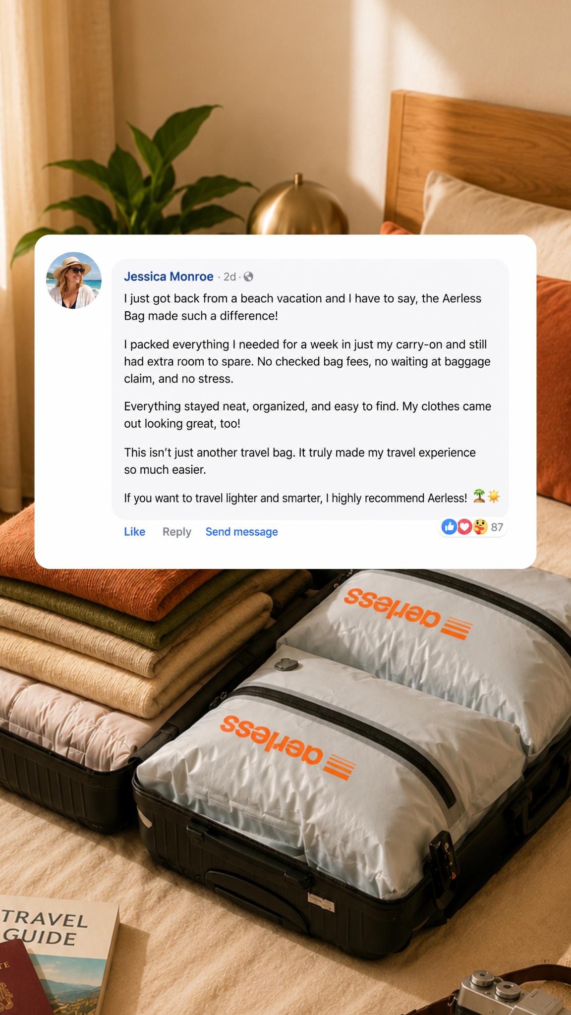 Aerless Facebook ad