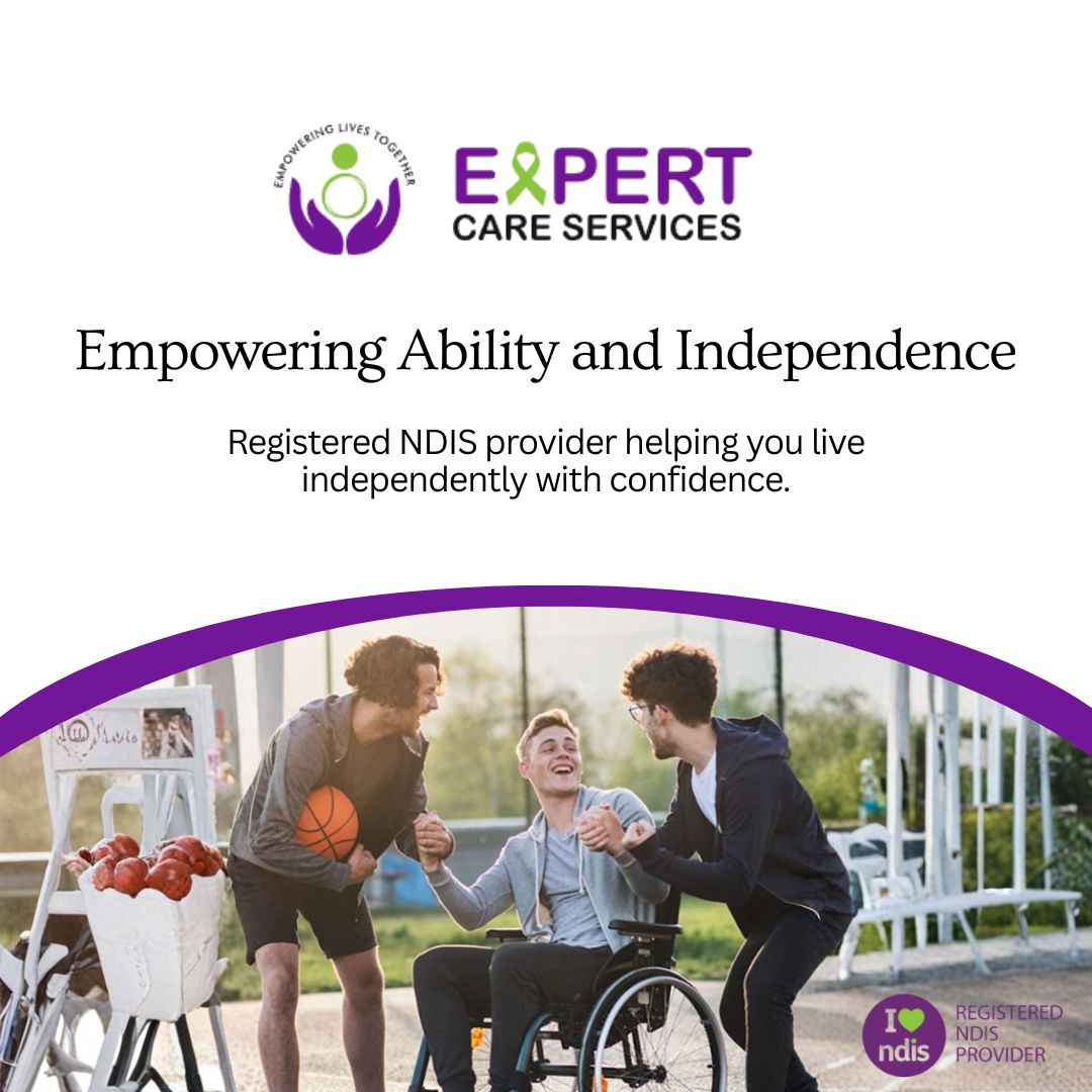 Expert Care Services Facebook ad: The Experts that care about empowering your abilities…