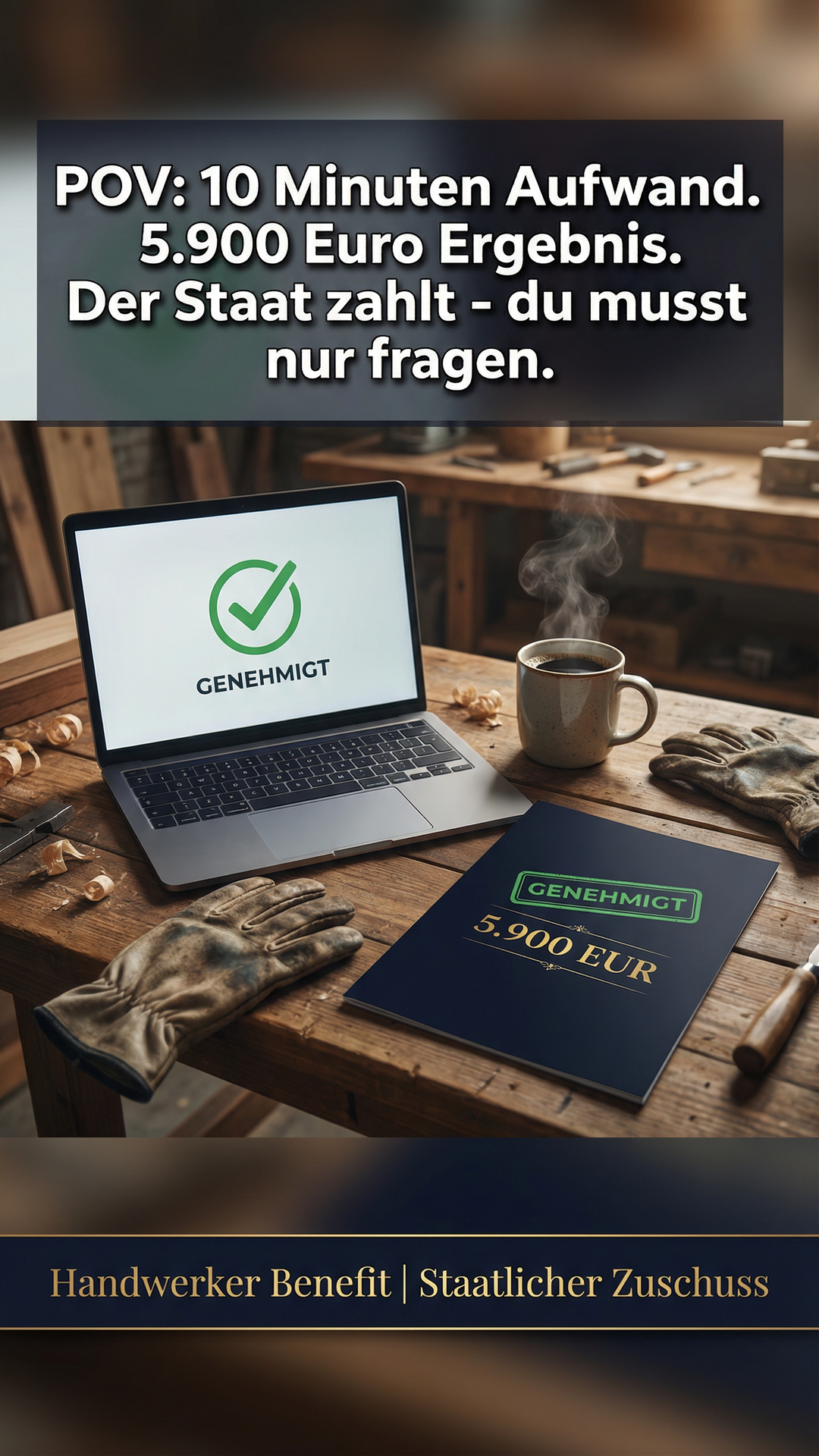 Handwerker Benefit Facebook ad
