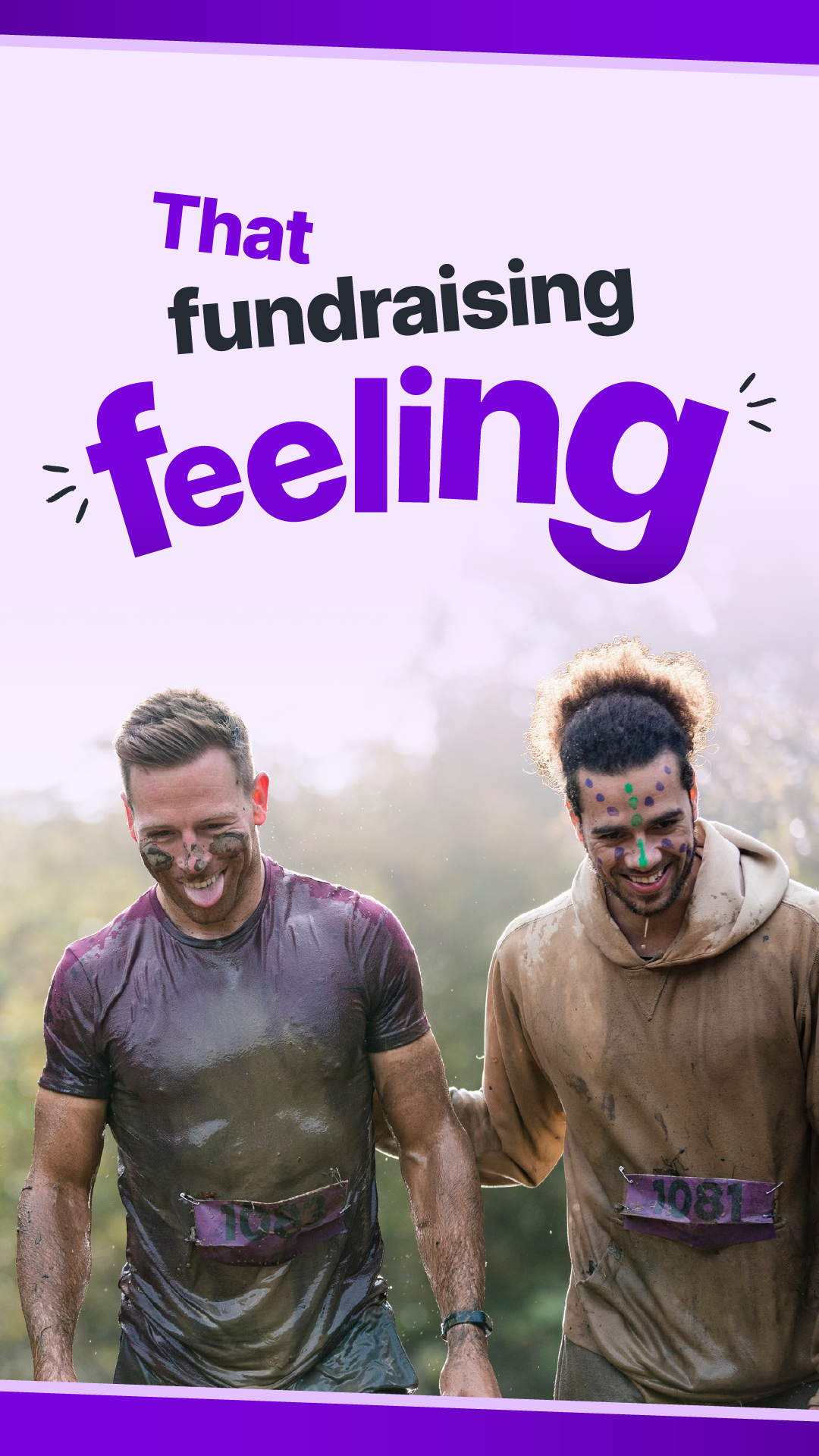 JustGiving Facebook ad