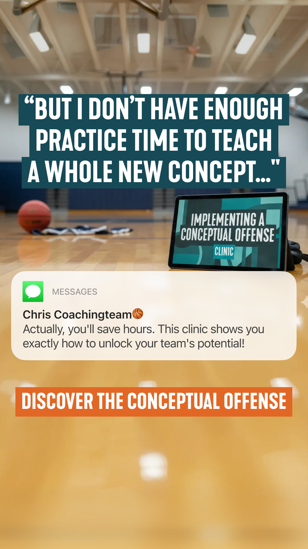 Transforming Basketball Facebook ad