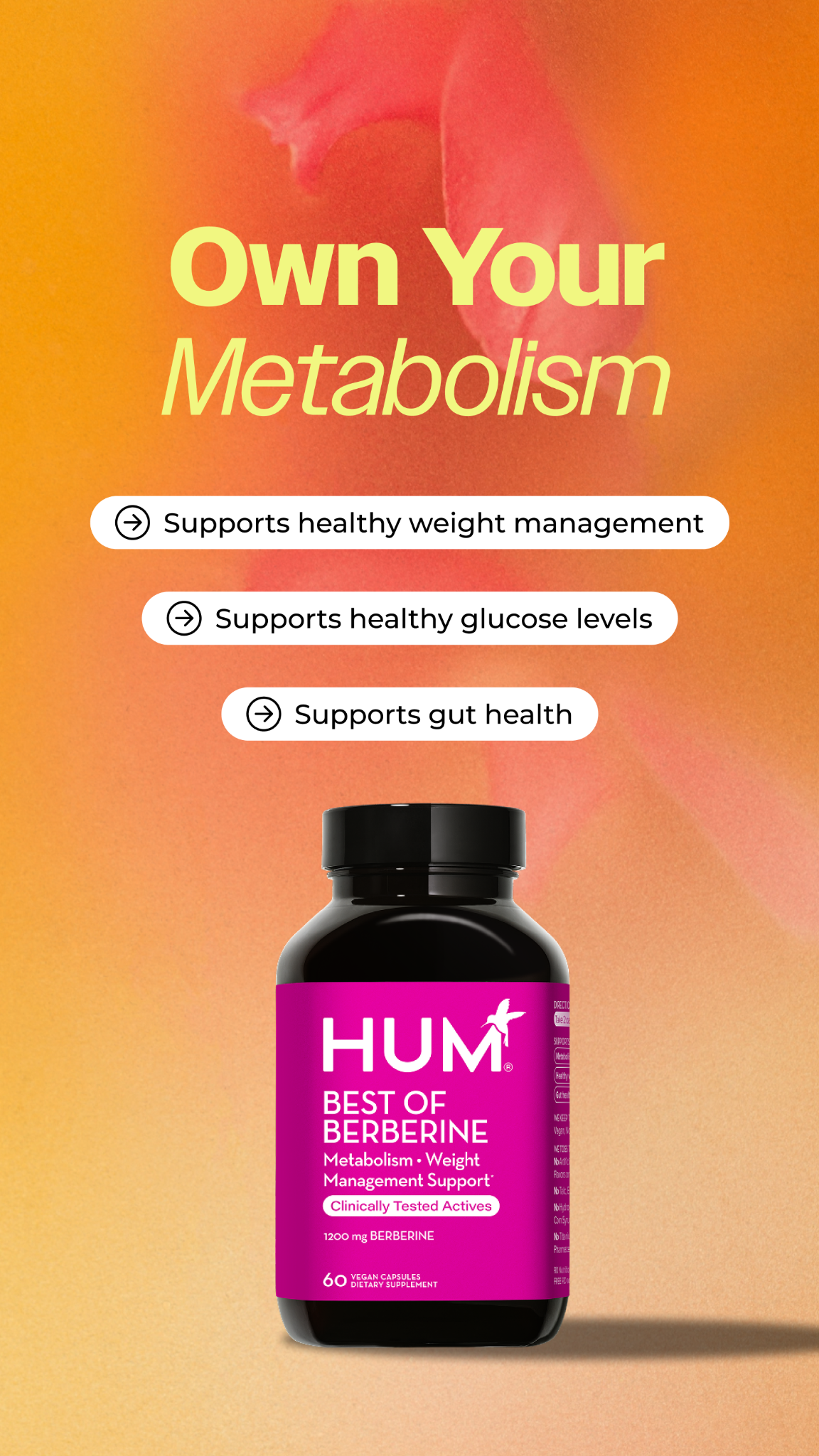 HUM Nutrition Facebook ad