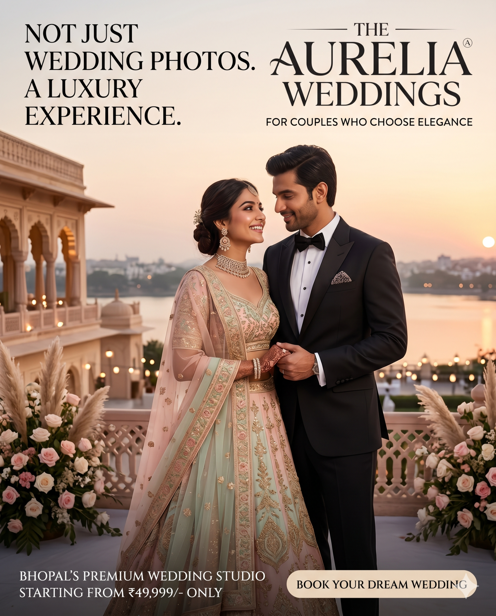 The Aurelia Weddings Facebook ad: Your Love, Our Lens, Aurelia Weddings Pre-Wedding Shoots