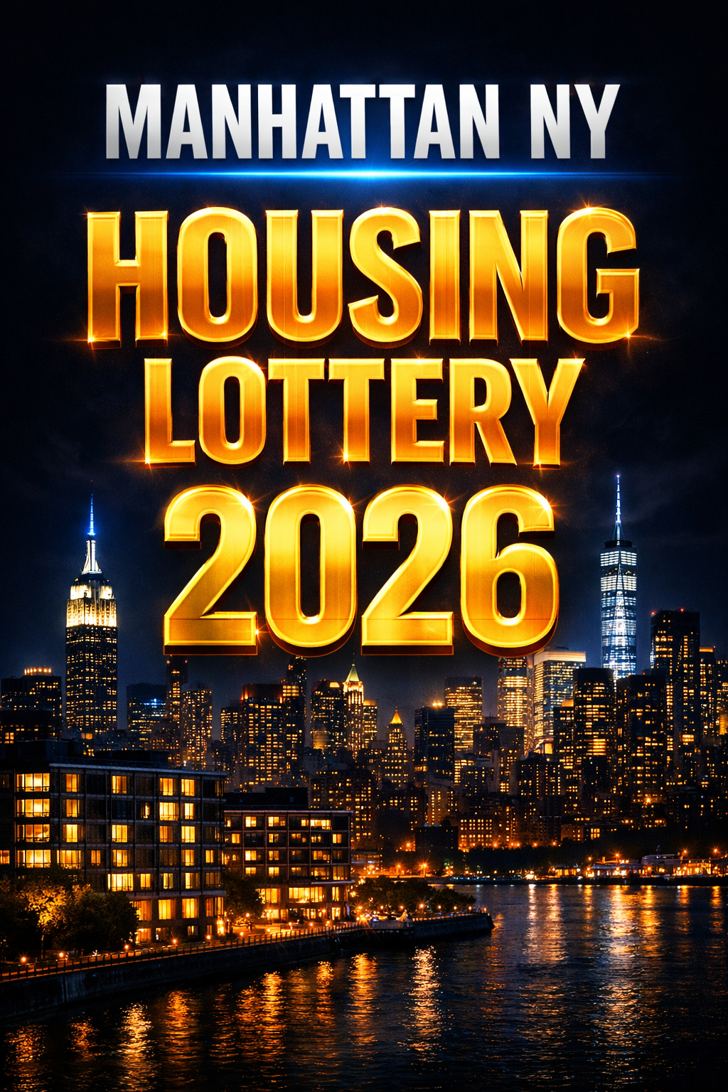 Simple Resource Guide Facebook ad: Manhattan Housing Lottery Guide 2026