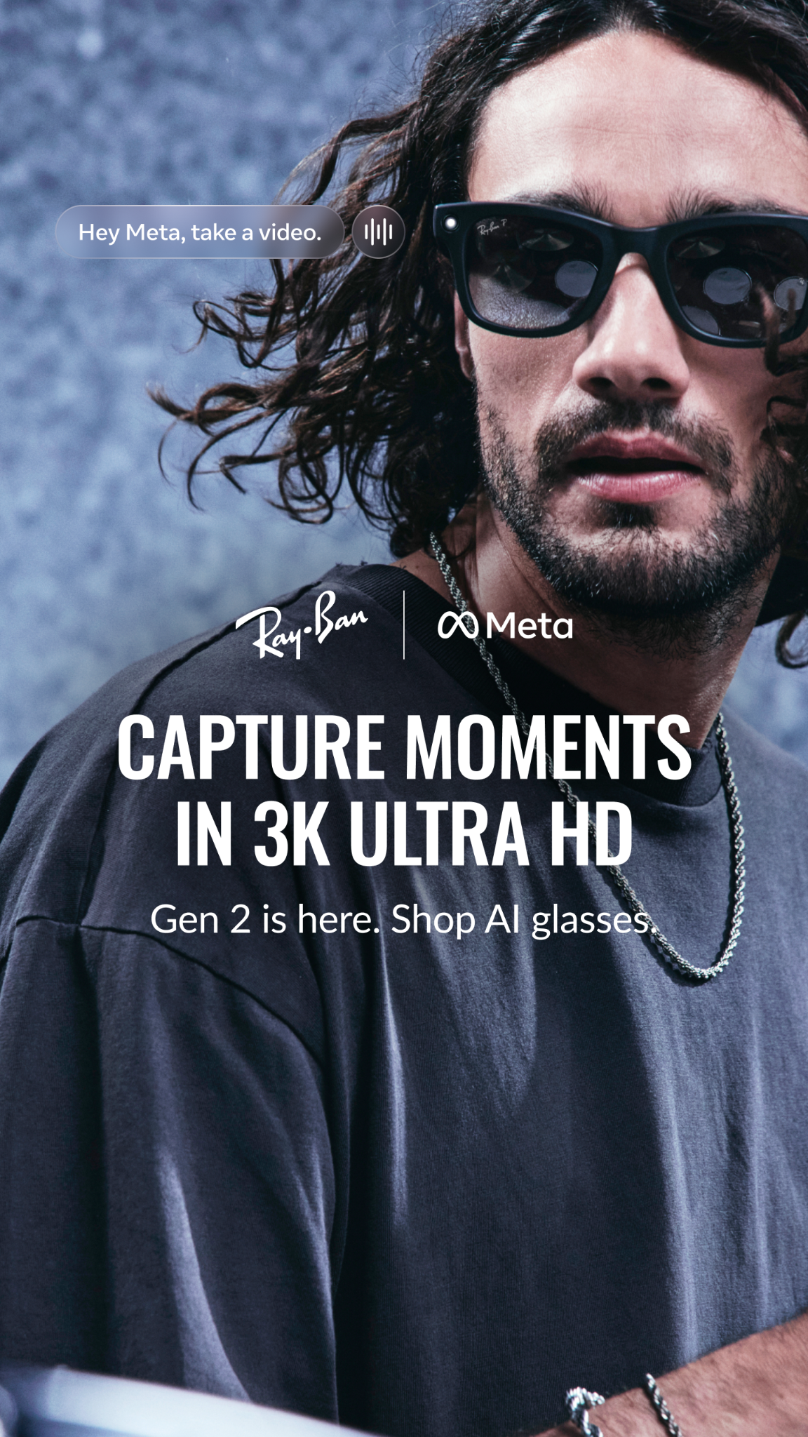Ray-Ban Meta Facebook ad