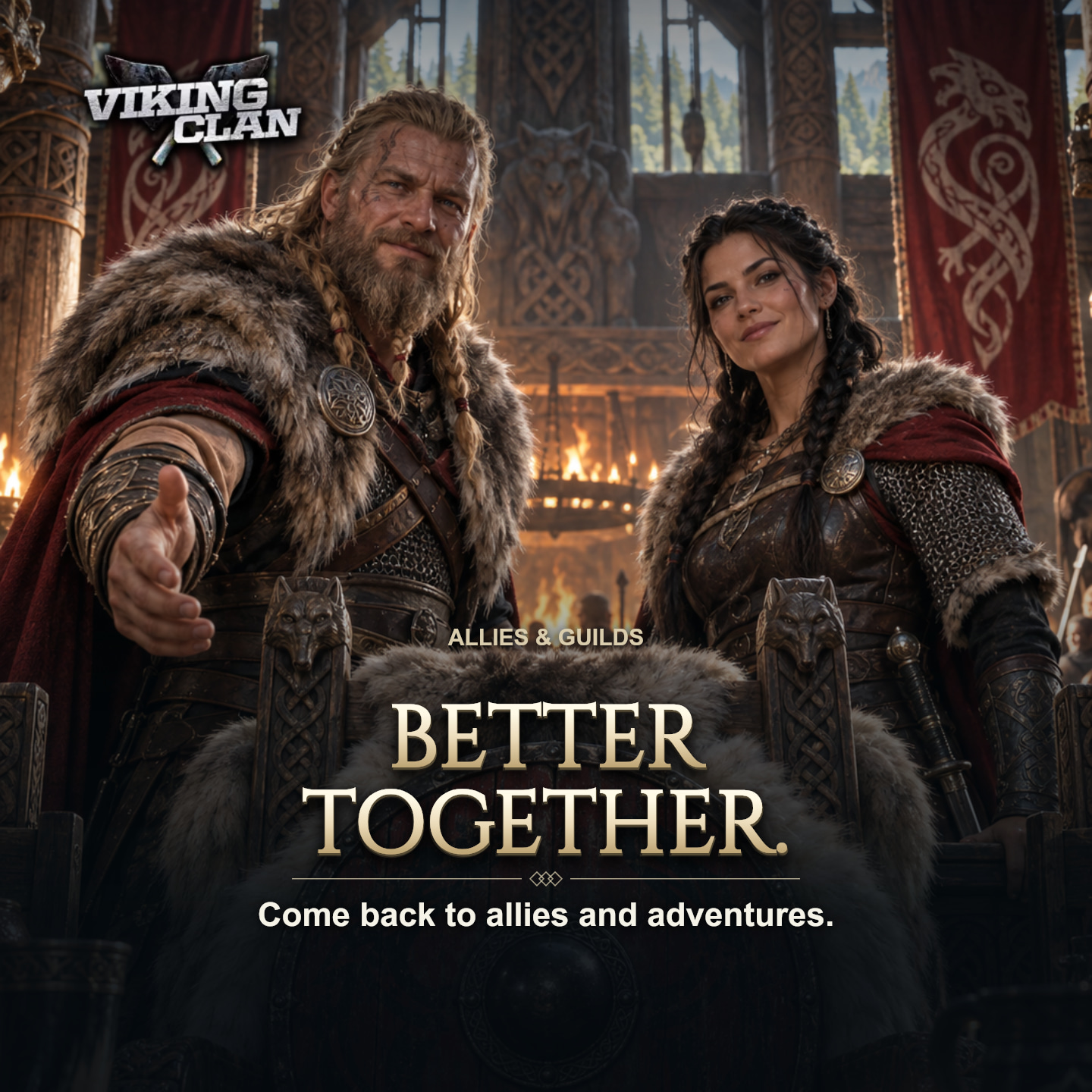 Viking Clan Facebook ad: There's still a war to be won.