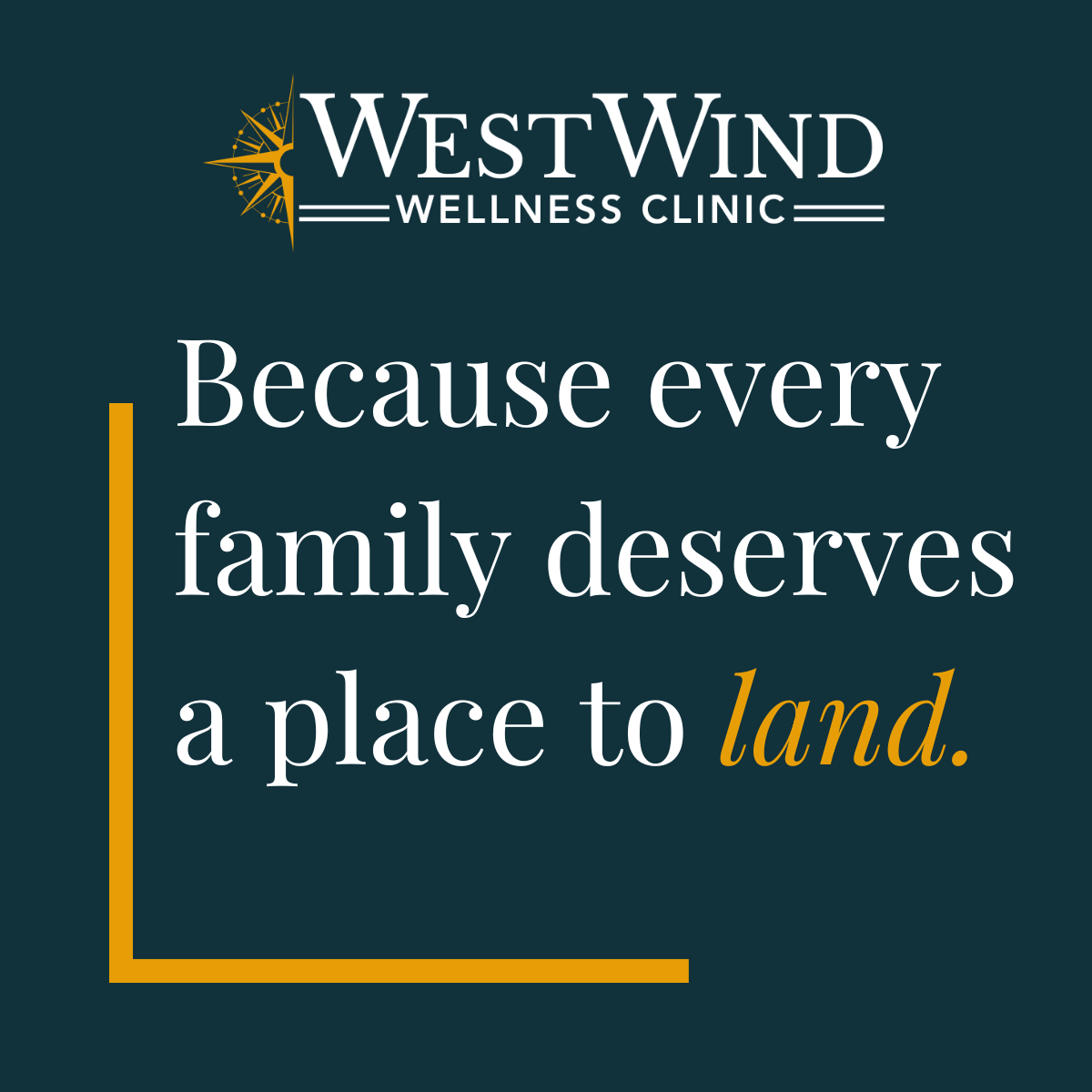 WestWind Wellness Clinic Facebook ad: Finding the right therapist for your child shouldn't…