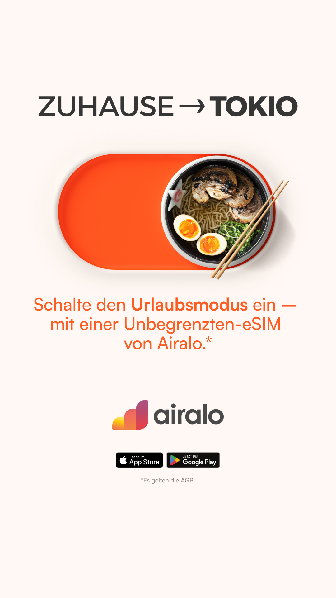Airalo Global eSIM Store Facebook ad