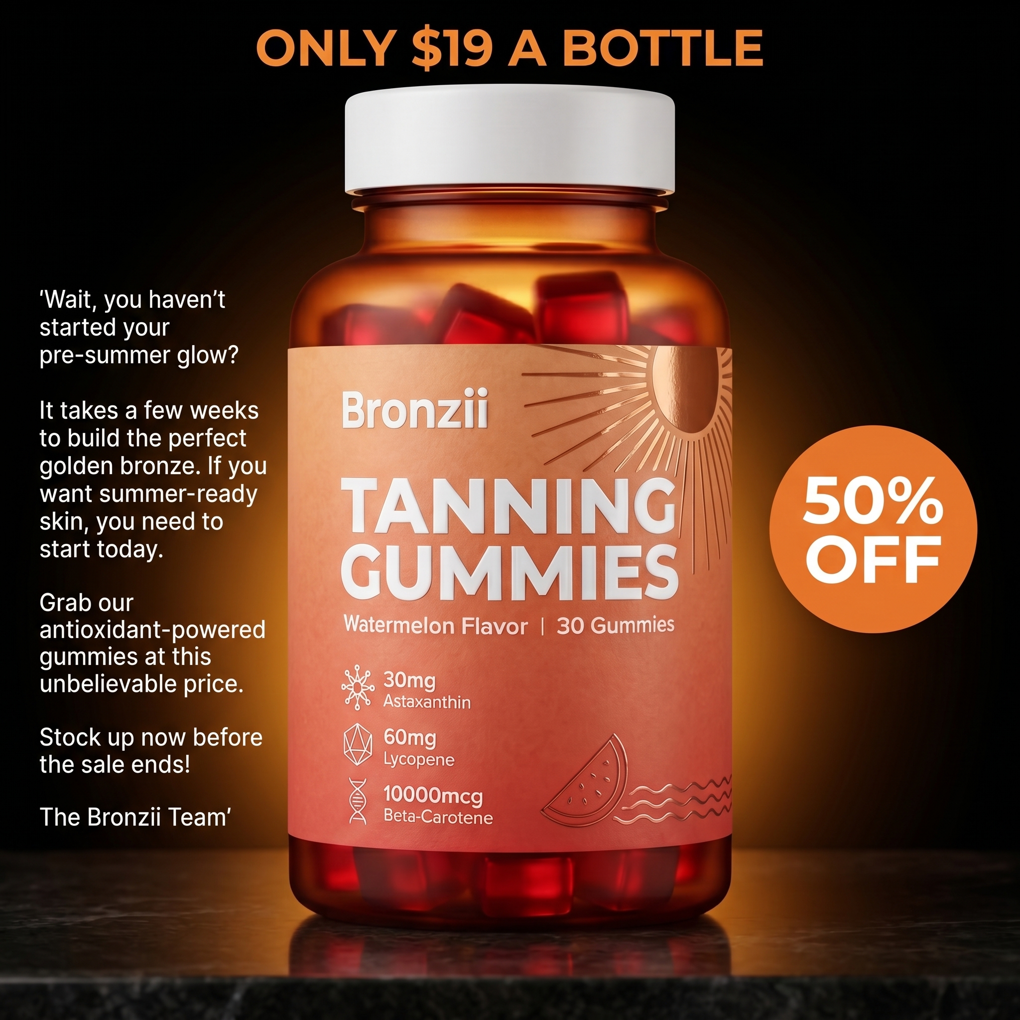 Donna Collins Facebook ad: Glow Naturally
