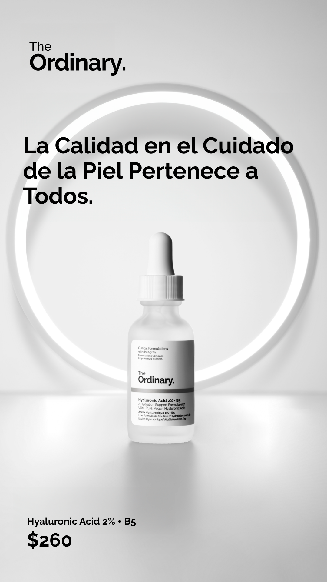 The Ordinary Facebook ad
