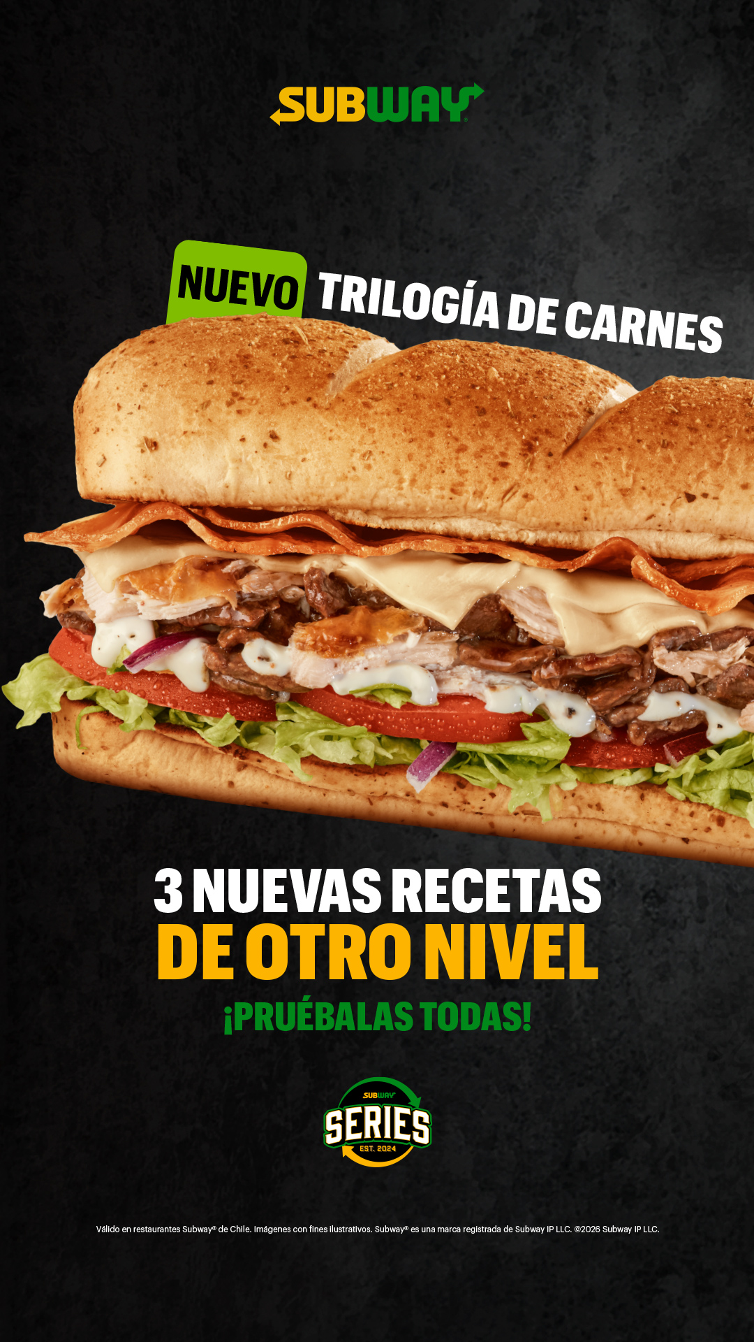 Subway Chile Facebook ad