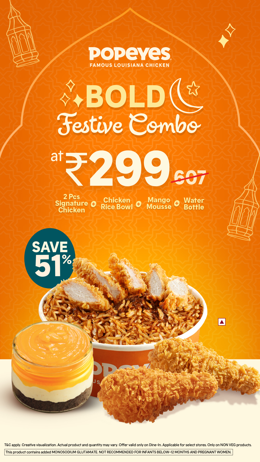Popeyes India Facebook ad