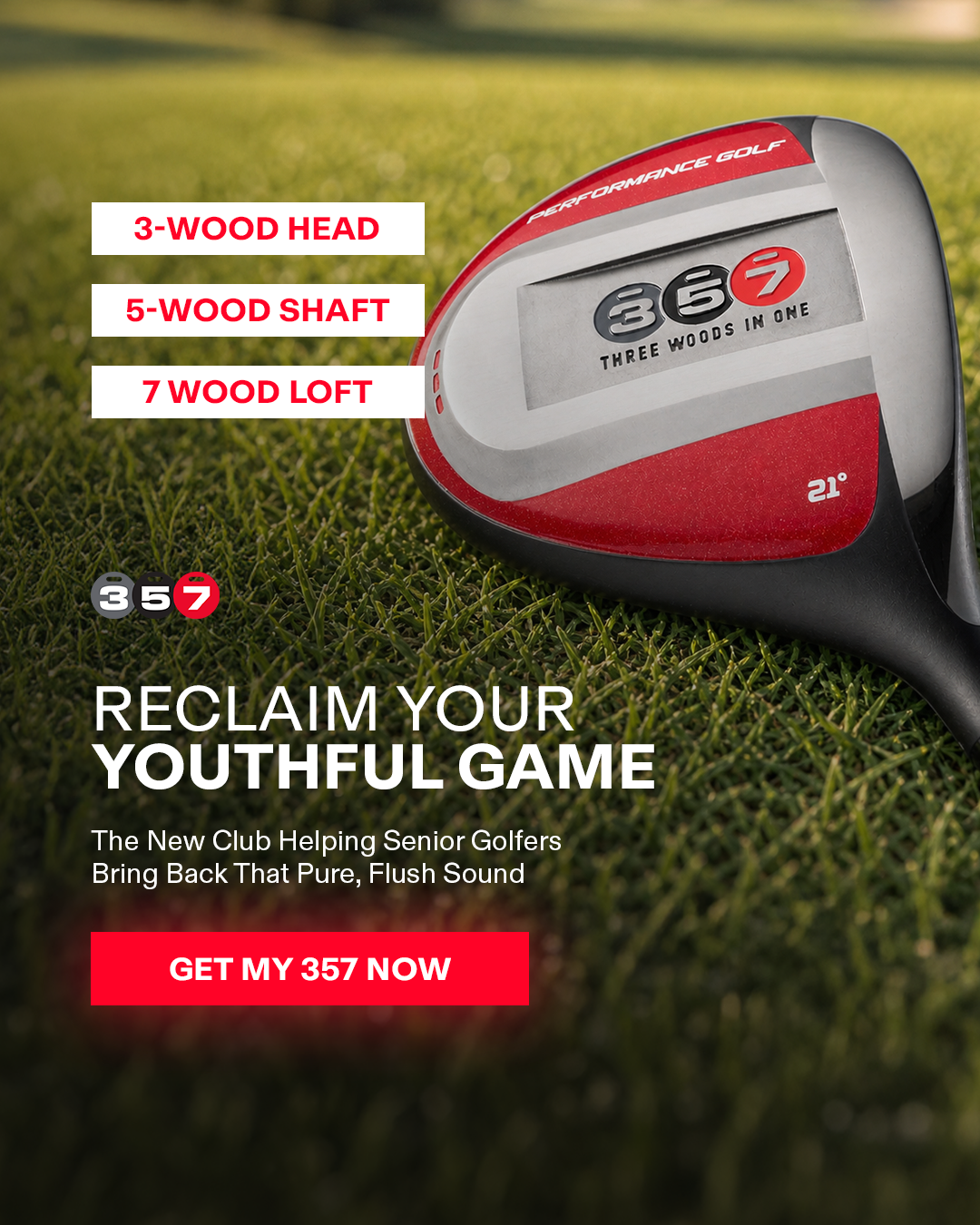 Performance Golf Facebook ad