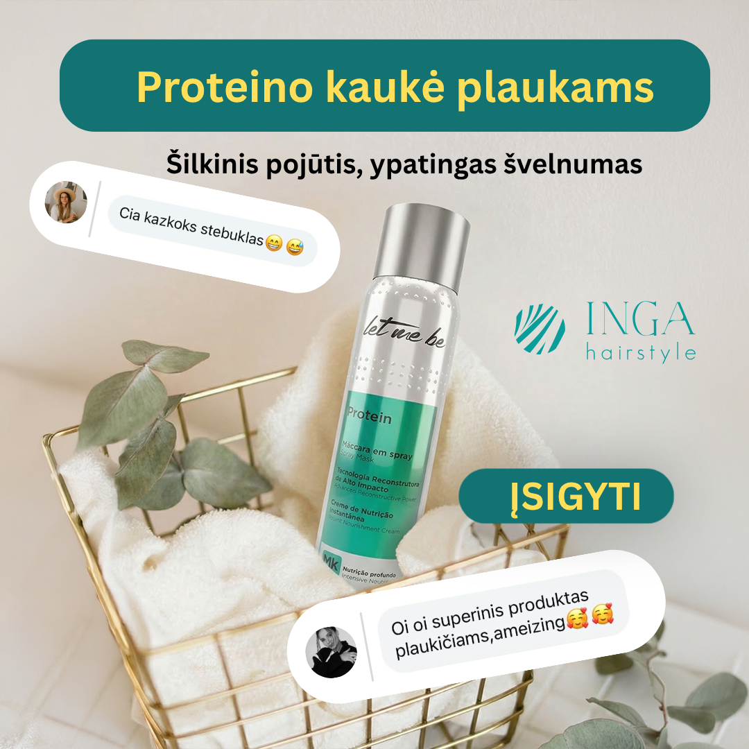 INGA Hairstyle Facebook ad: Įsigyk ir pajausk skirtumą