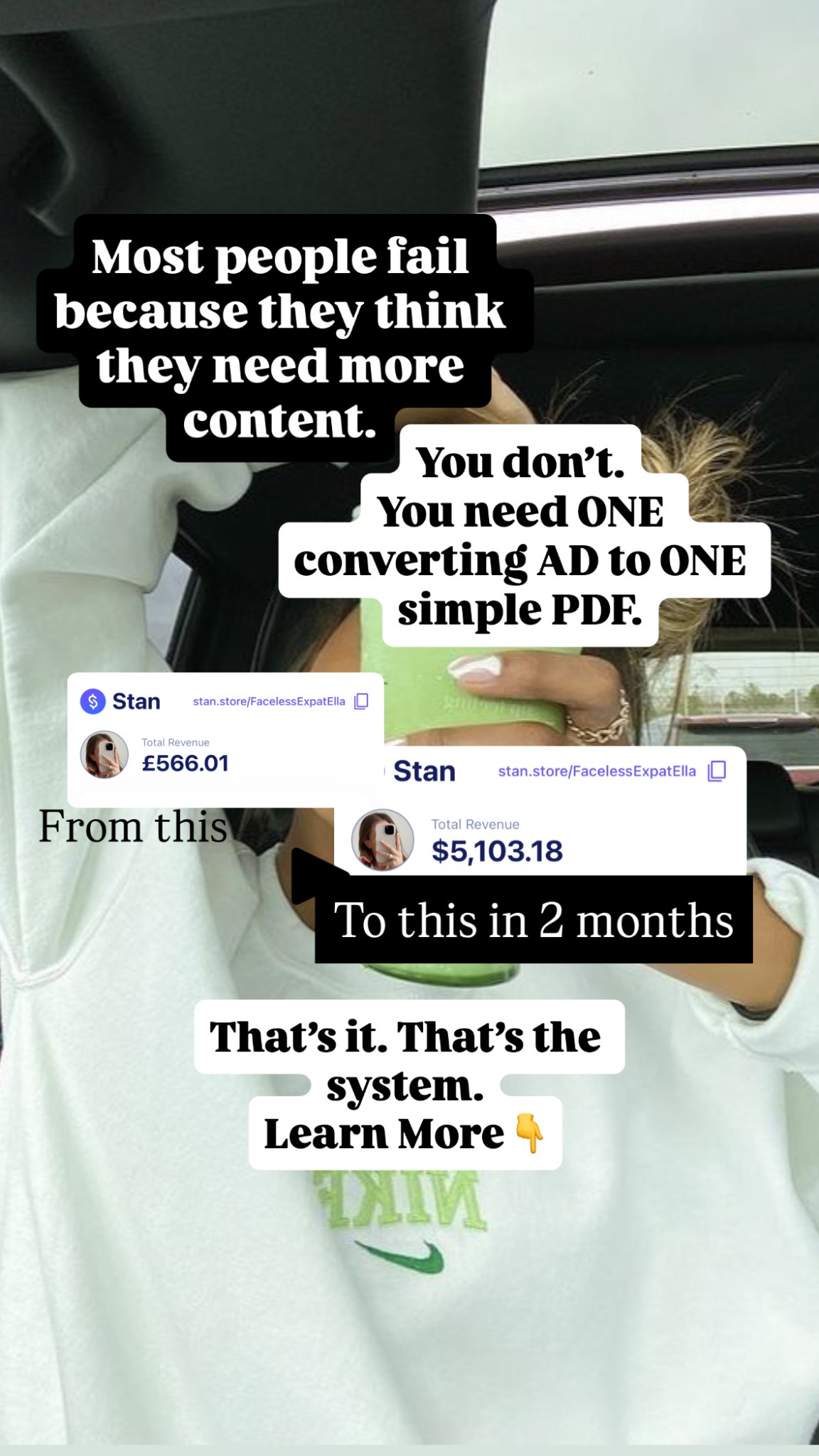 Facelessexpatella Facebook ad from Feb 5, 2026