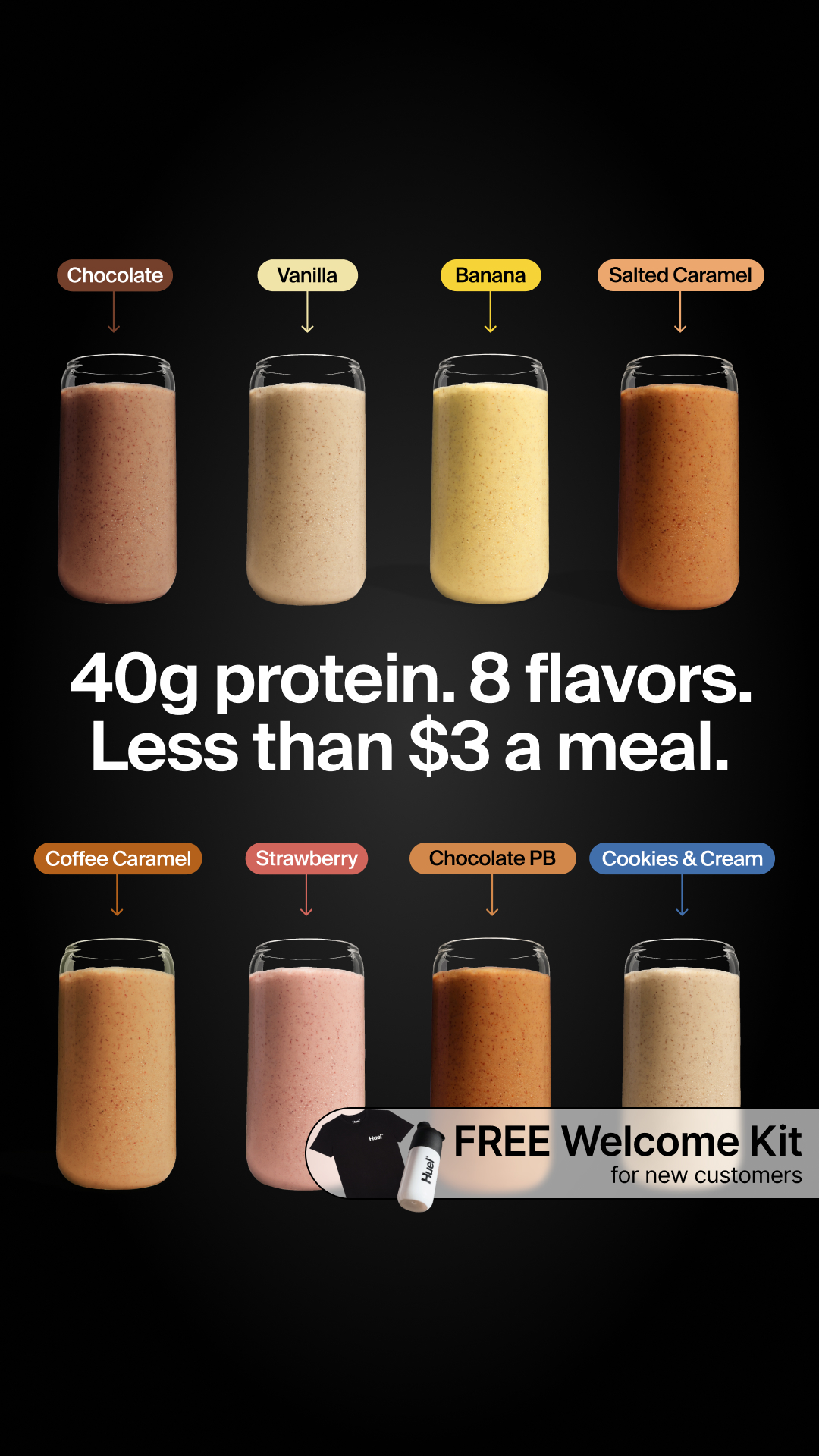 Huel Facebook ad