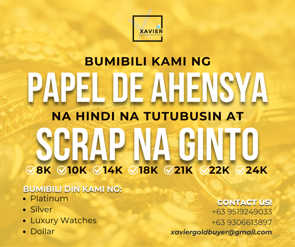 Xavier Gold & Jewelry Buyer Facebook ad
