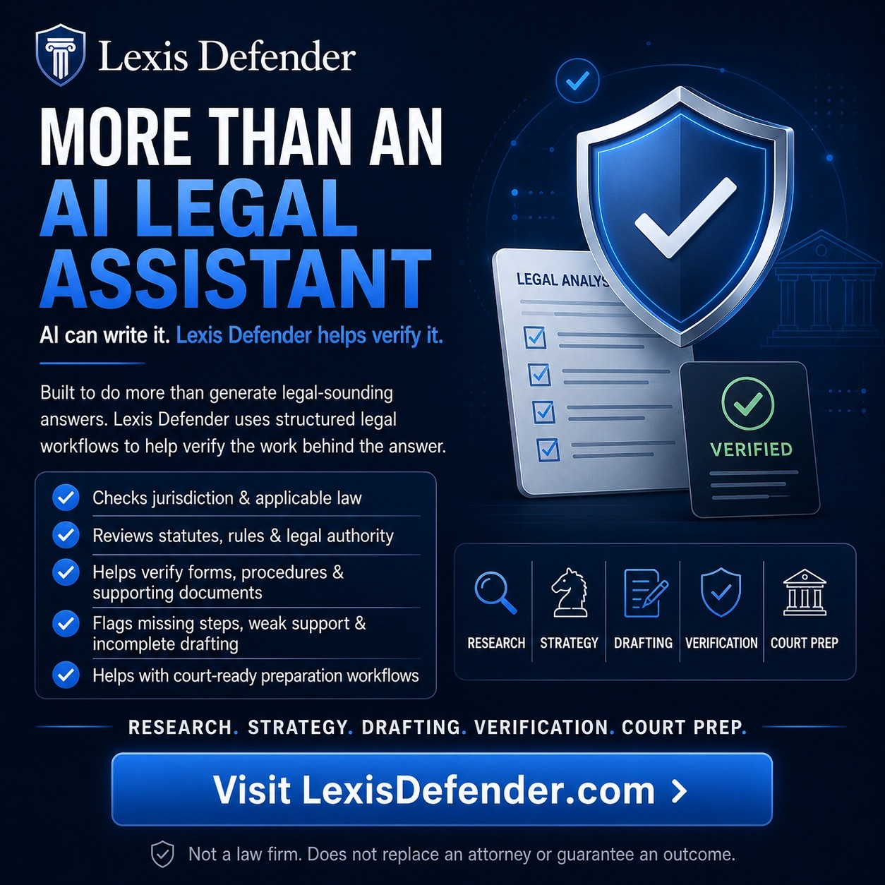 Lexis Defender Facebook ad
