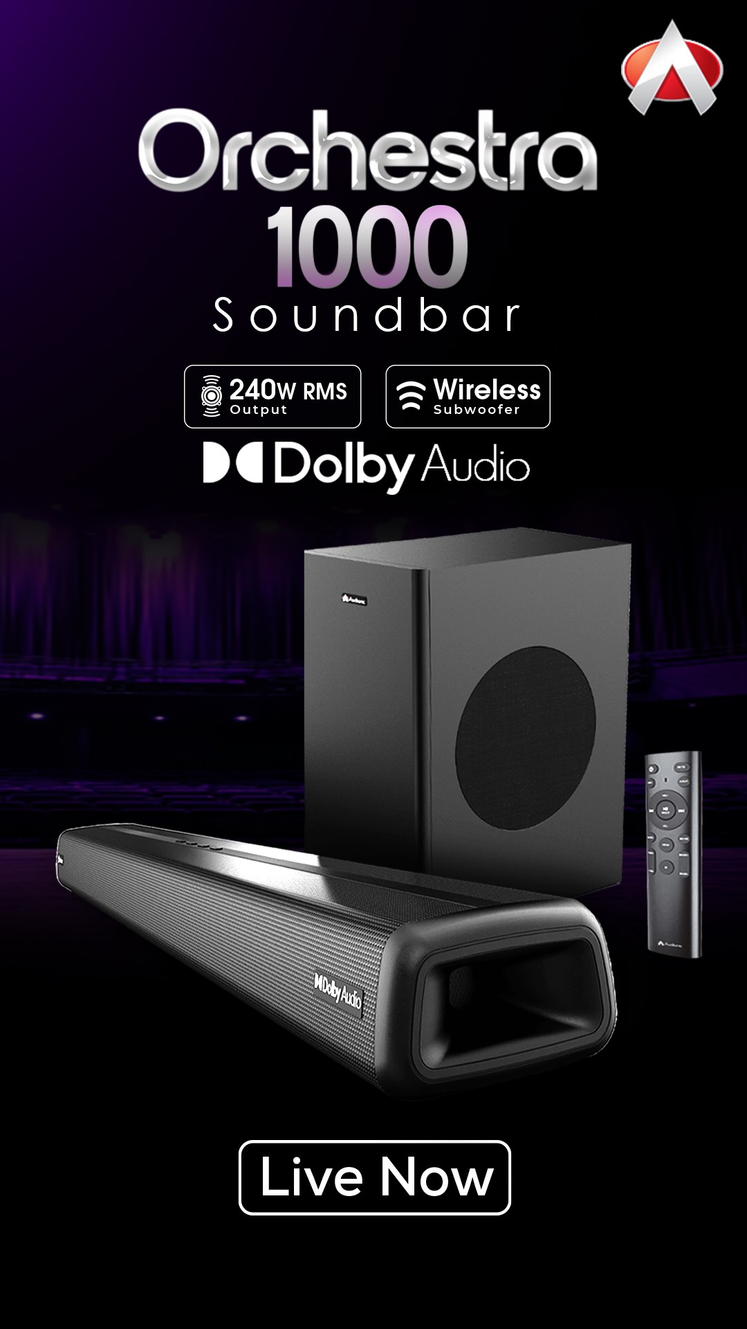 Audionic - The Sound Master Facebook ad