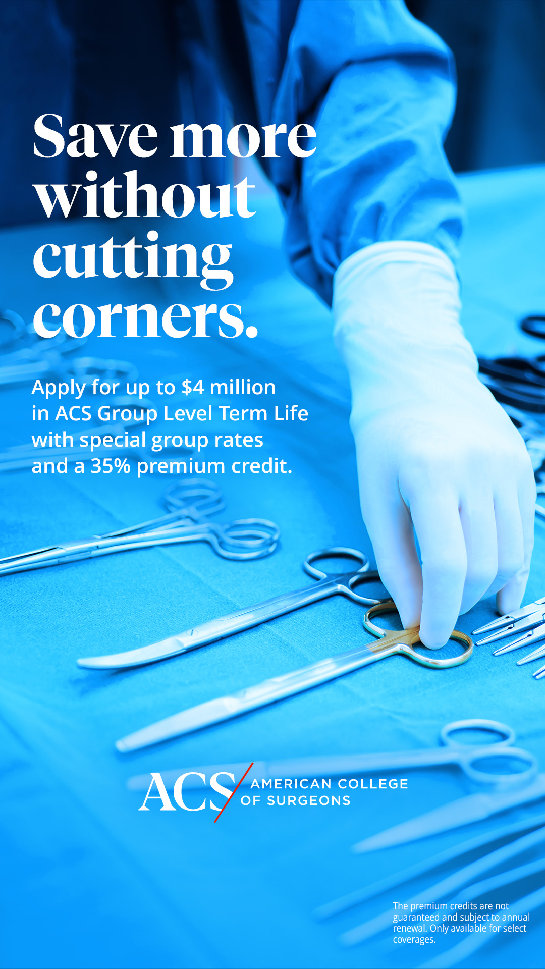 American College of Surgeons Facebook ad